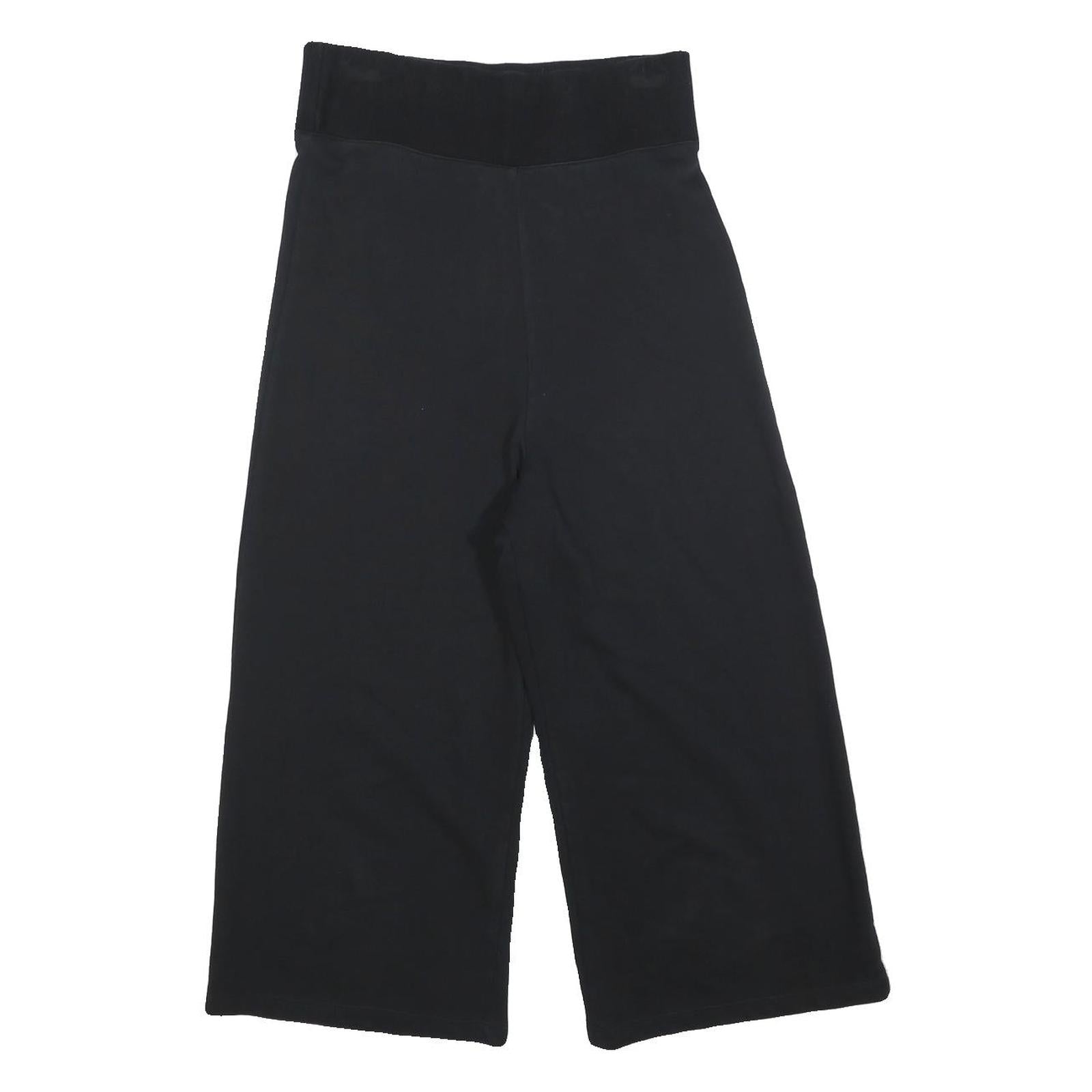 OPENING CEREMONY Womens Joggers Black S W26 L20 Cotton Blend Wide Leg Relaxed Refurbished - N/A refurbished available on Cerqular