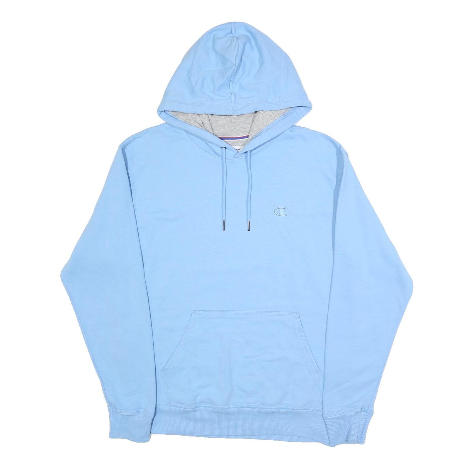CHAMPION Mens Blue Pullover Hoodie M Cotton Blend Casual Streetwear Refurbished - N/A refurbished available on Cerqular
