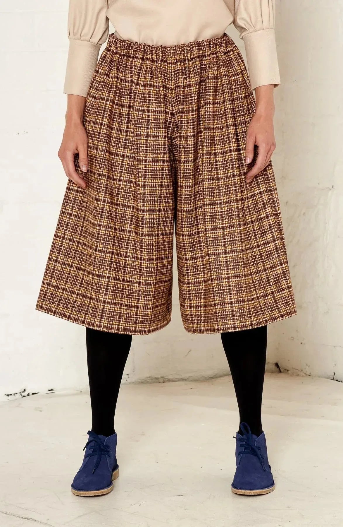 Loni Culottes (Brown) | size: XL Refurbished - N/A refurbished available on Cerqular