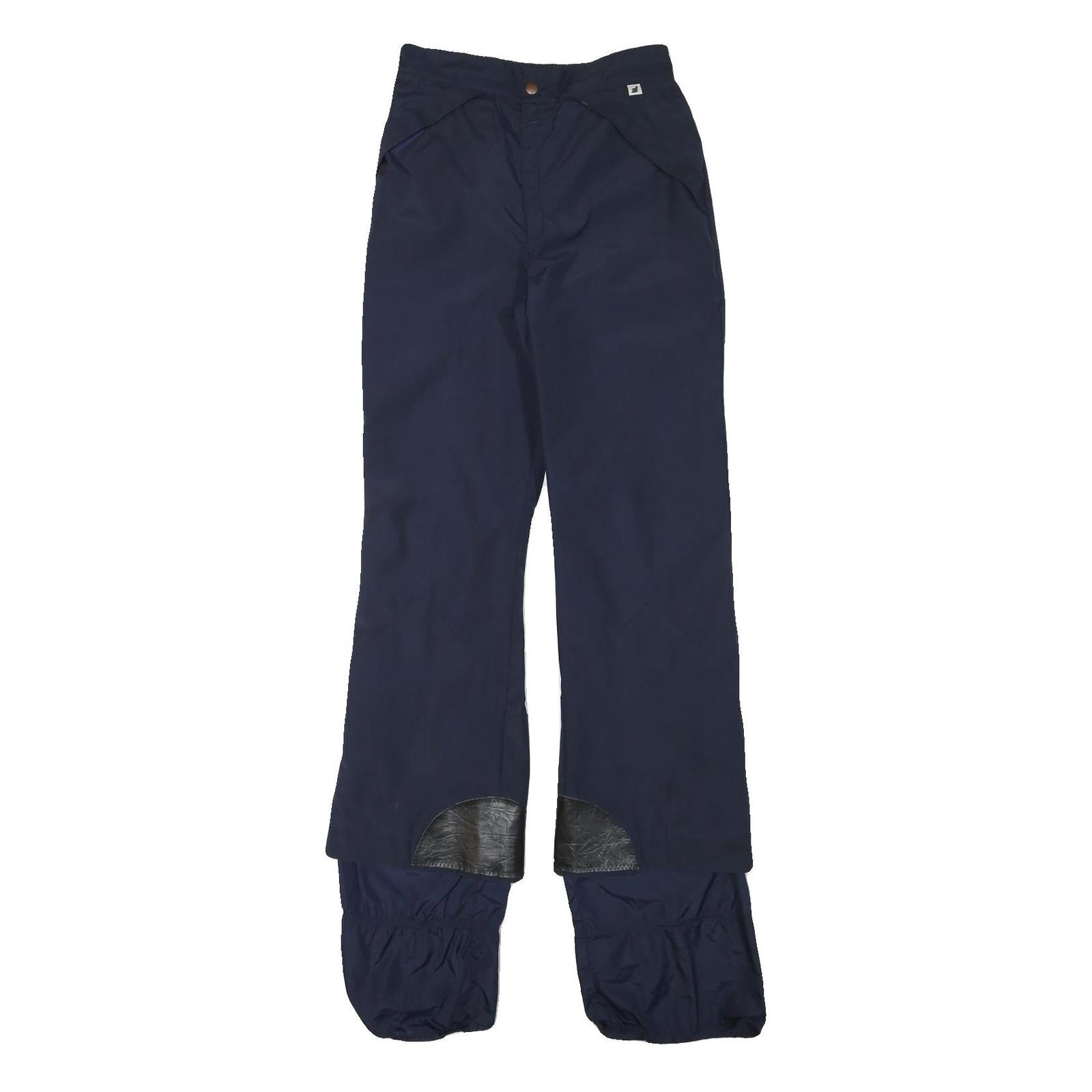 MOTHER KARENS Womens Blue & Navy Polyester Blend Regular Straight Woven Trousers Refurbished - N/A refurbished available on Cerqular