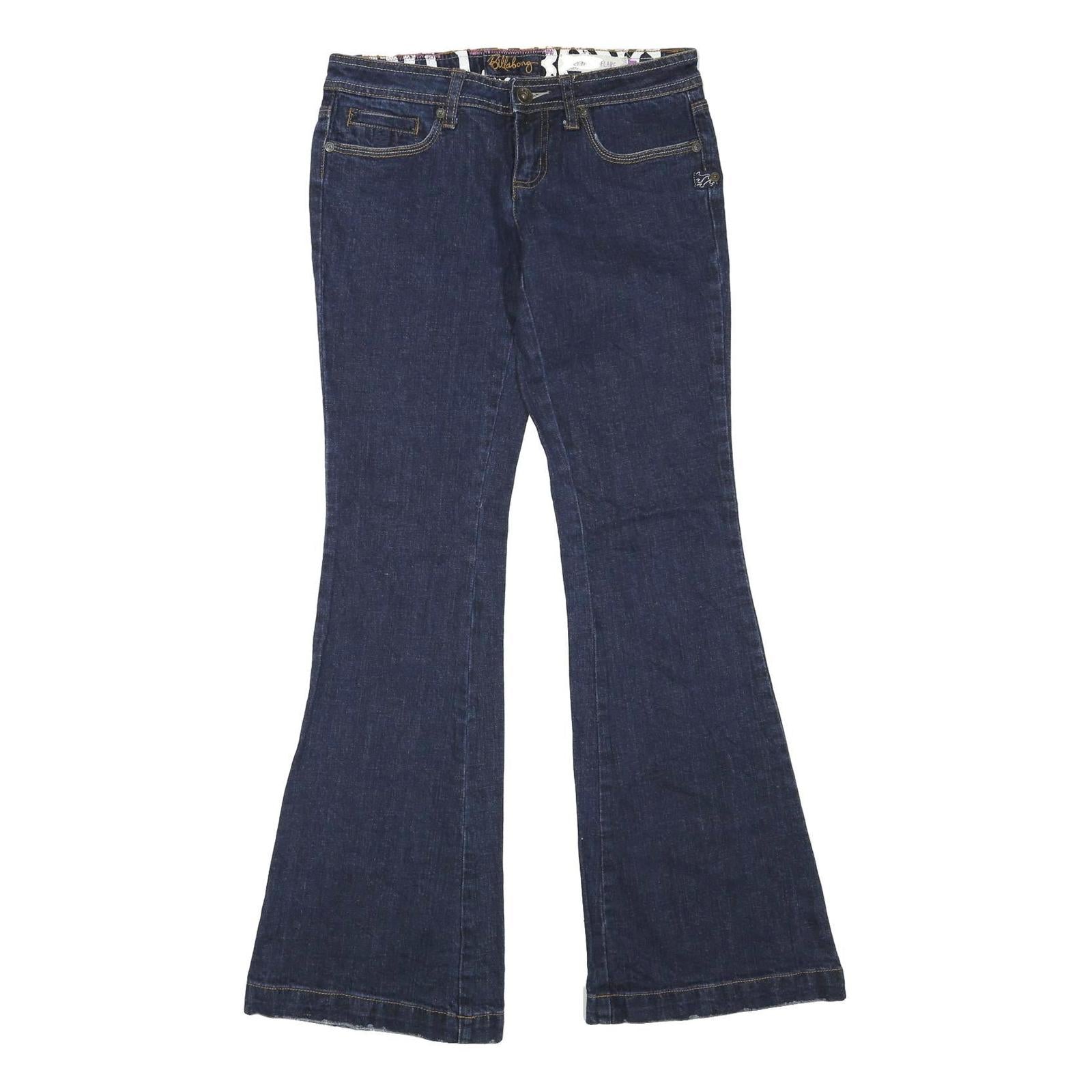 BILLABONG Womens Jeans Dark Blue Regular Flared Denim W30 L32 Stylish Comfort Refurbished - N/A refurbished available on Cerqular