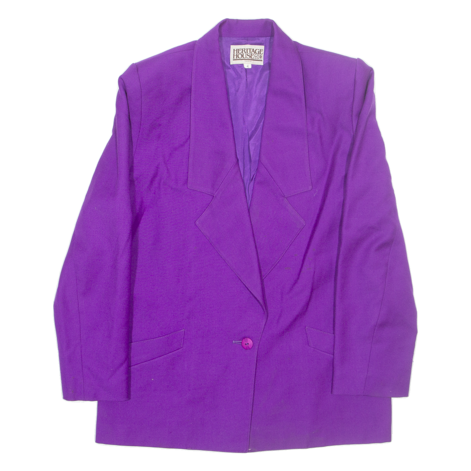 HERITAGE HOUSE Womens Blazer Jacket Blue S Refurbished - N/A refurbished available on Cerqular