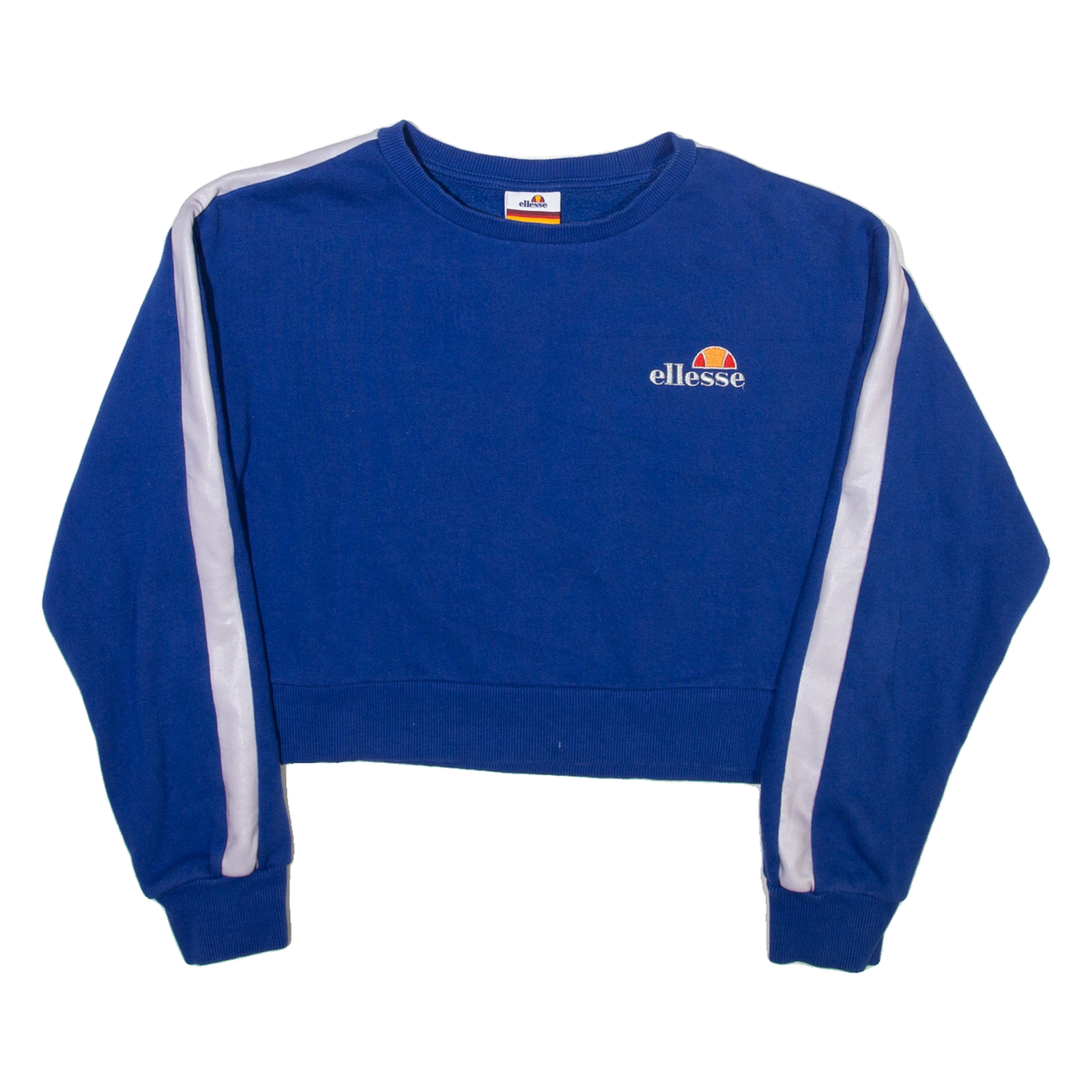 Buy ELLESSE Cropped Womens Sweatshirt Blue UK 12 Refurbished - $28.59 ELLESSE Cropped Womens Sweatshirt Blue UK 12 Refurbished - N/A refurbished available on Cerqular