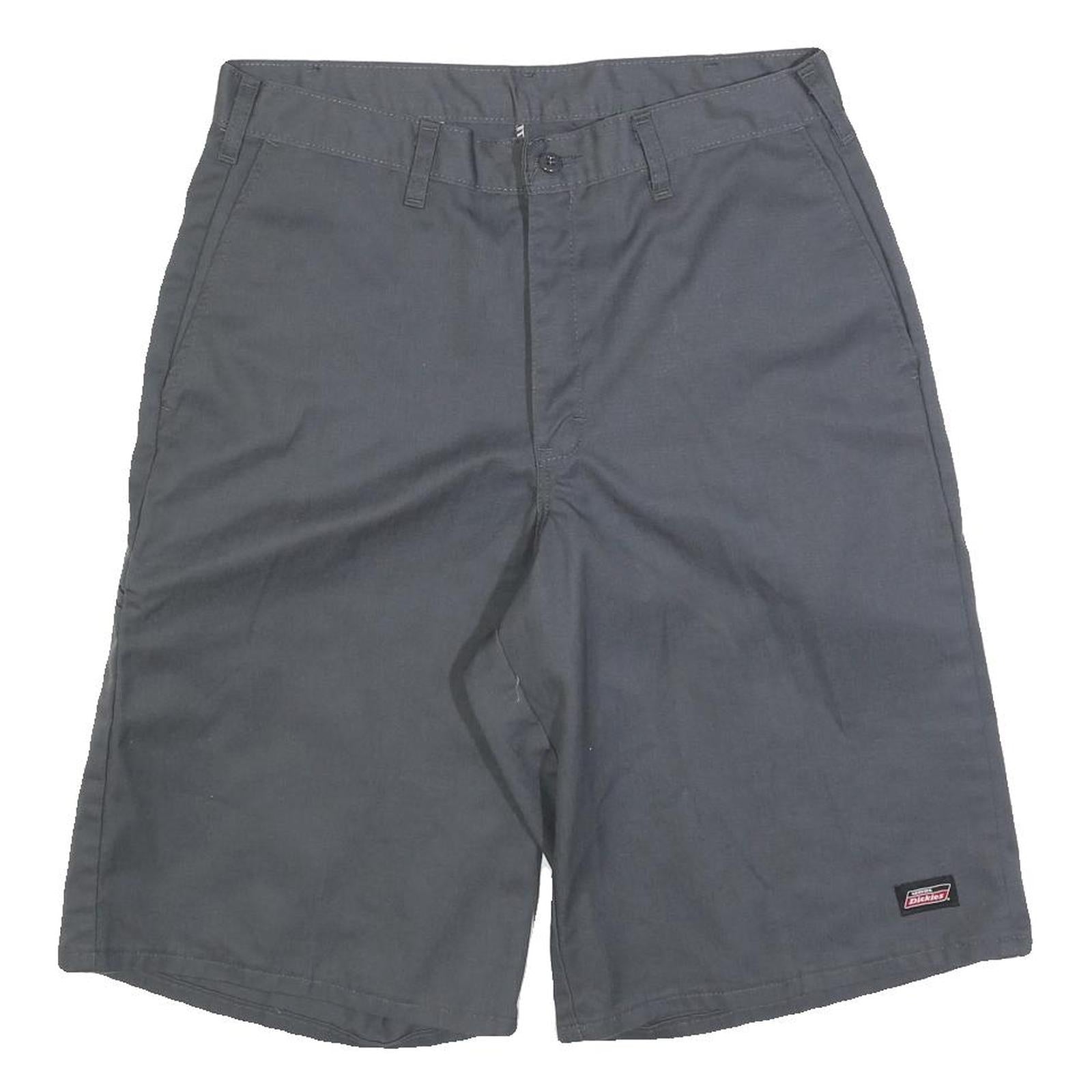 DICKIES Mens Shorts Grey Casual M W31 Cotton Blend Workwear Classic Fit Refurbished - N/A refurbished available on Cerqular