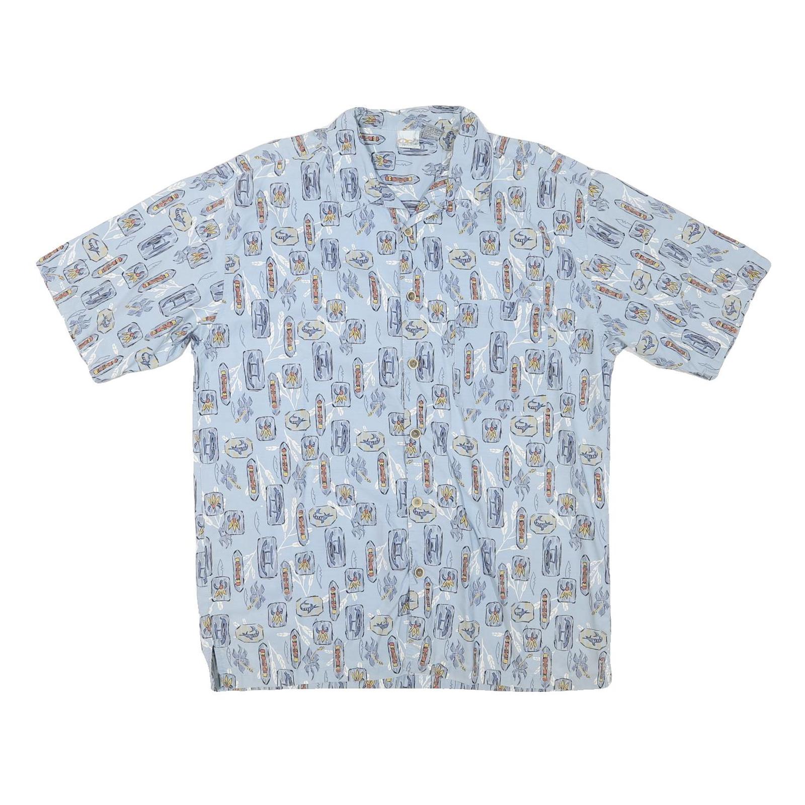 Buy OP Mens Blue Short Sleeve Shirt XL Cotton Blend Beach Print Casual Refurbished - $19.49 OP Mens Blue Short Sleeve Shirt XL Cotton Blend Beach Print Casual Refurbished - N/A refurbished available on Cerqular