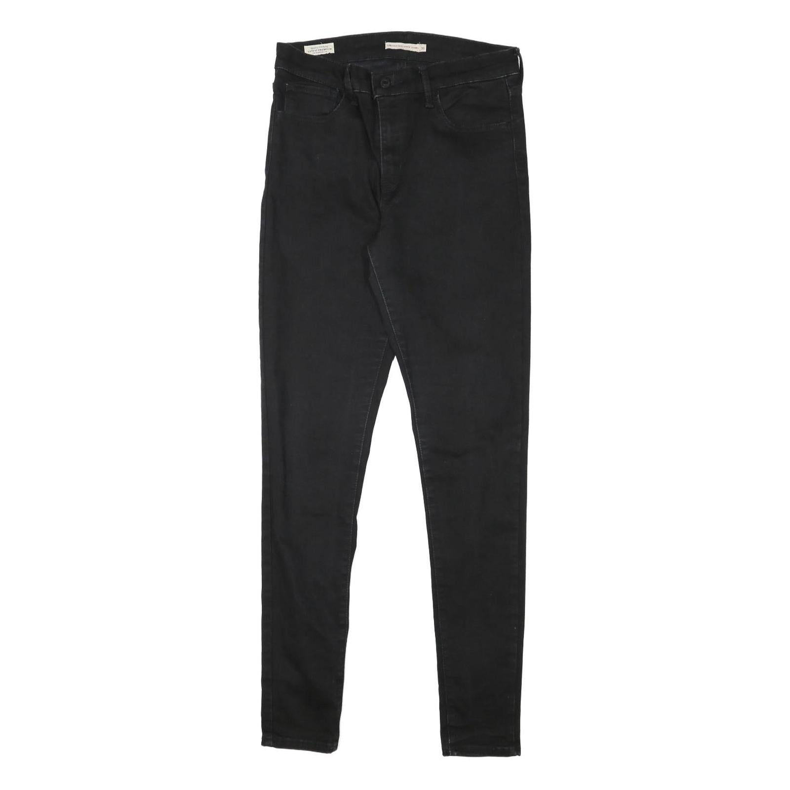LEVI'S Womens Slim Black Skinny Denim Slim Jeans W28 L30 Stylish Cotton Blend Refurbished - N/A refurbished available on Cerqular