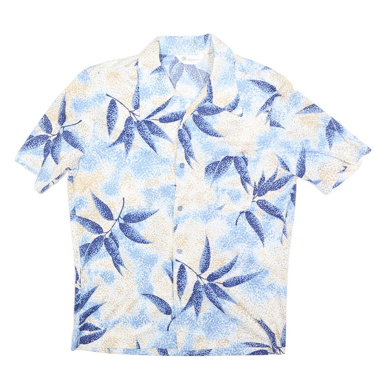 Buy MR CALIFORNIA Mens Blue & Beige Pattern Shirt M Polyester Cocktail Holiday Refurbished - $16.89 MR CALIFORNIA Mens Blue & Beige Pattern Shirt M Polyester Cocktail Holiday Refurbished - N/A refurbished available on Cerqular