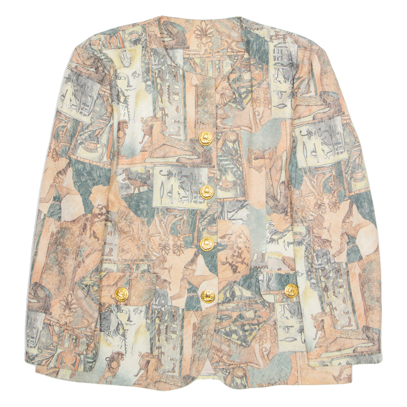 Egypt Womens Blazer Jacket Beige L Refurbished - N/A refurbished available on Cerqular