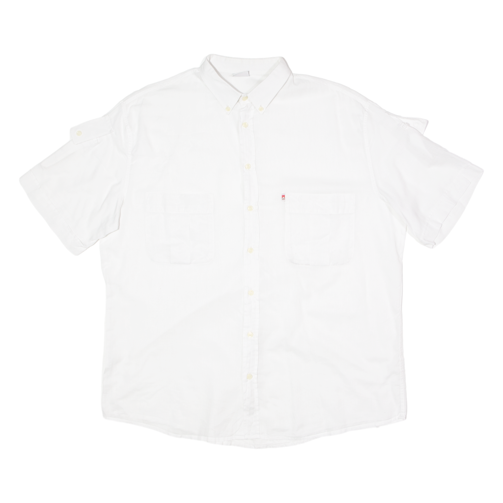 MARLBORO Mens Plain Shirt White 80s Long Sleeve XL Refurbished - N/A refurbished available on Cerqular