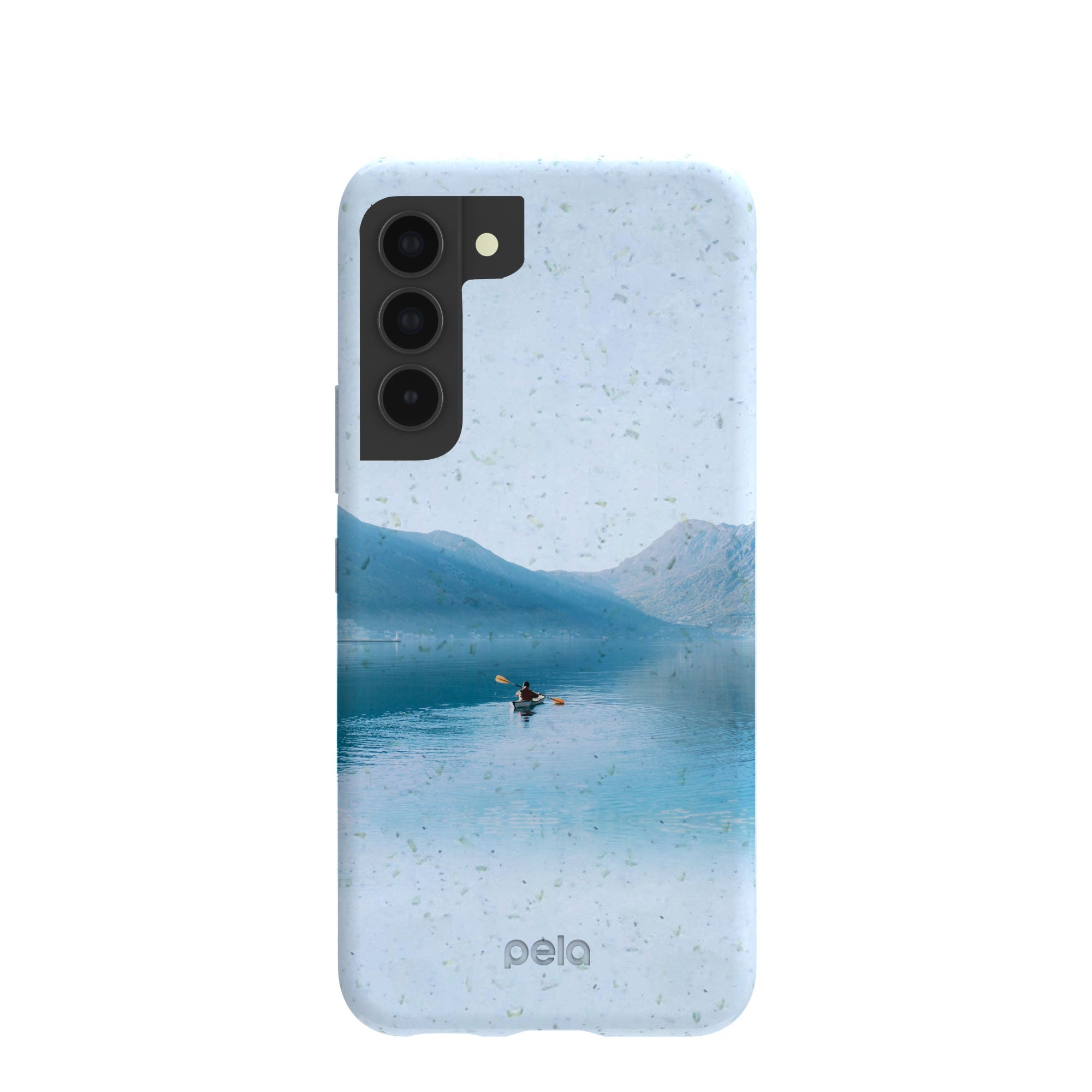 Powder Blue Serene Samsung Galaxy S22 Case Refurbished - Pela Case refurbished available on Cerqular