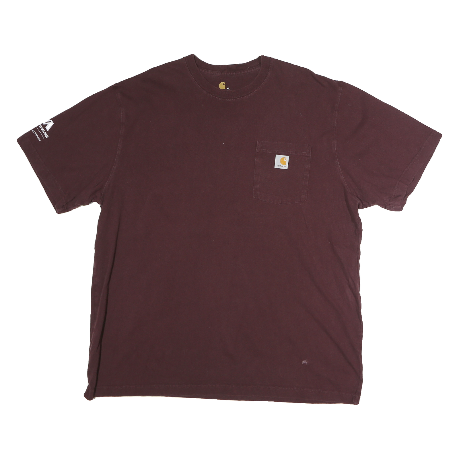 Buy CARHARTT Mens Maroon Chest Pocket Logo T-Shirt XL Short Sleeve Crew Neck Refurbished - $31.19 CARHARTT Mens Maroon Chest Pocket Logo T-Shirt XL Short Sleeve Crew Neck Refurbished - N/A refurbished available on Cerqular