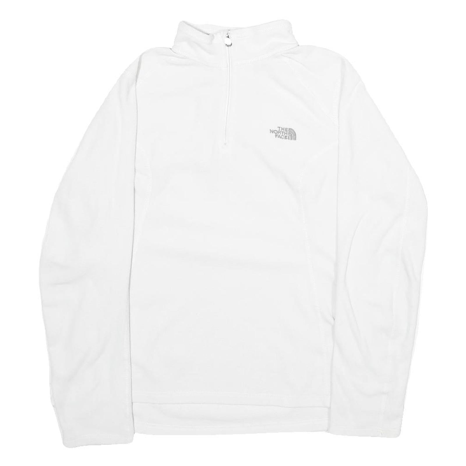 THE NORTH FACE Womens White Pullover Plain Crew Neck Basic Knit Jumper L Refurbished - N/A refurbished available on Cerqular