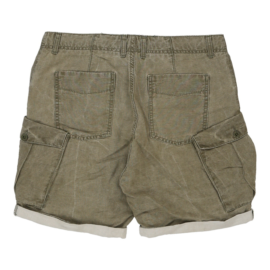Daggs Cargo Shorts - 32W 8L Khaki Cotton Refurbished - Thrifted (note: this is a term often used to describe second- refurbished available on Cerqular