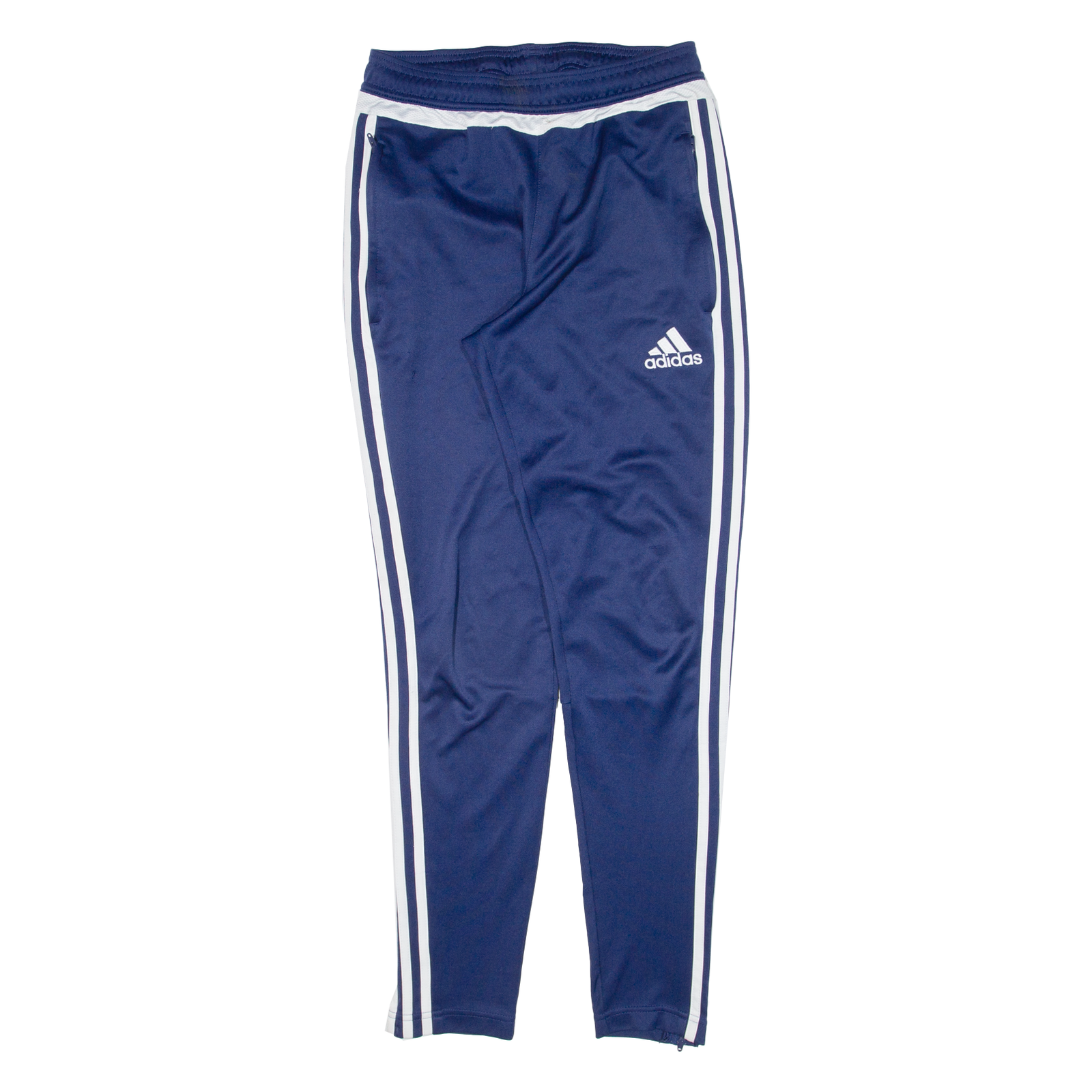 ADIDAS Womens Track Pants Blue Skinny S W26 L29 Refurbished - N/A refurbished available on Cerqular