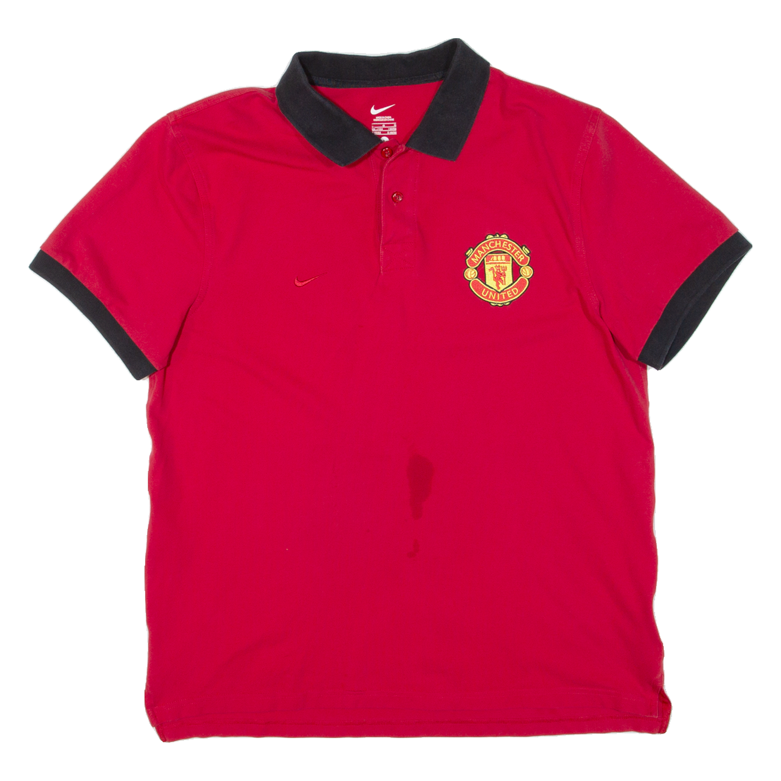 NIKE Manchester United Mens Polo Shirt Red L Refurbished - N/A refurbished available on Cerqular