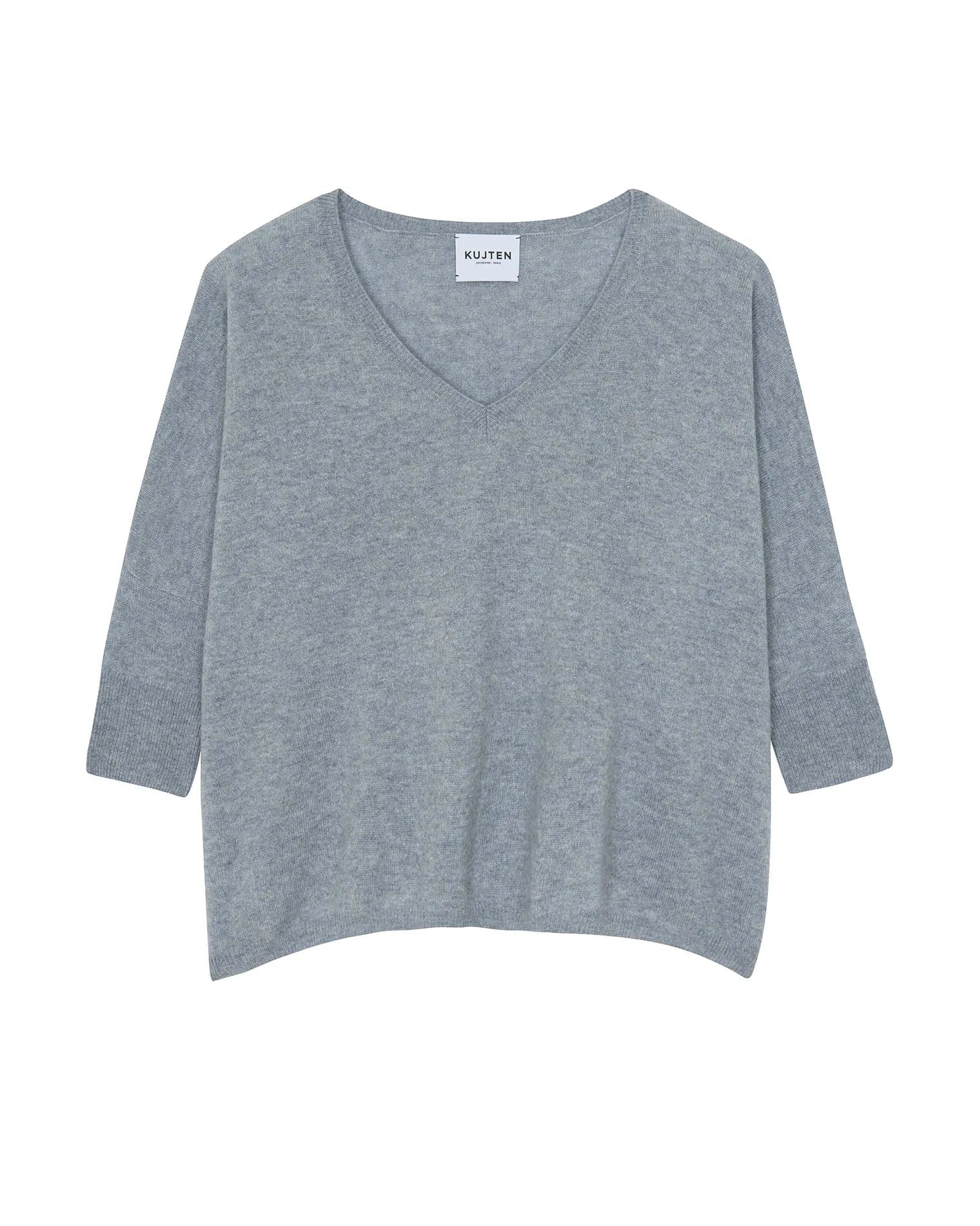 KUJTEN Sweater Minie Gris | Color: GRIS | Size: TU Refurbished - Rue Madame is a known brand, and the standardized name is " refurbished available on Cerqular