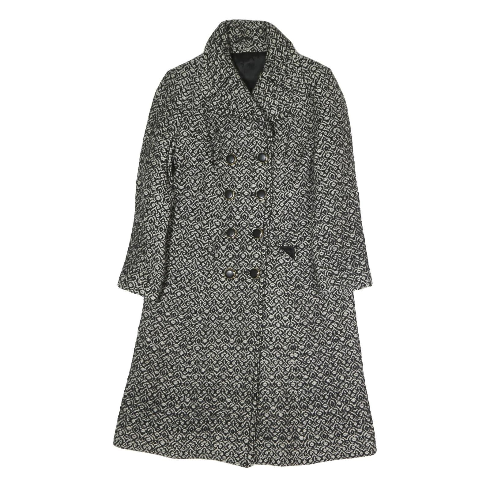 Buy Womens Black White Pattern Cotton Blend Button Jacket M Printed Coat Stylish Refurbished - $37.69 Womens Black White Pattern Cotton Blend Button Jacket M Printed Coat Stylish Refurbished - N/A refurbished available on Cerqular