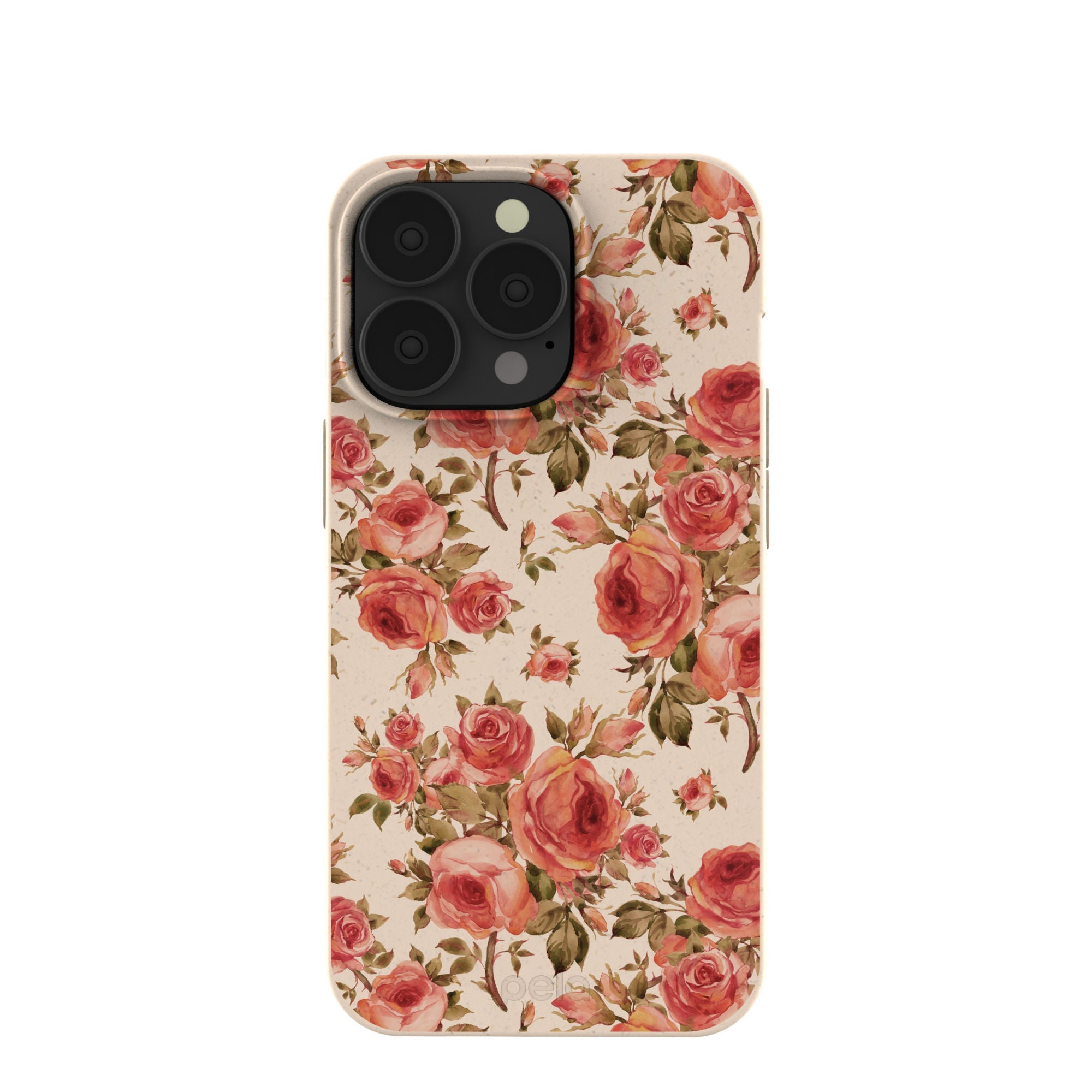 Seashell Rose Garden iPhone 13 Pro Case Refurbished - Pela Case refurbished available on Cerqular