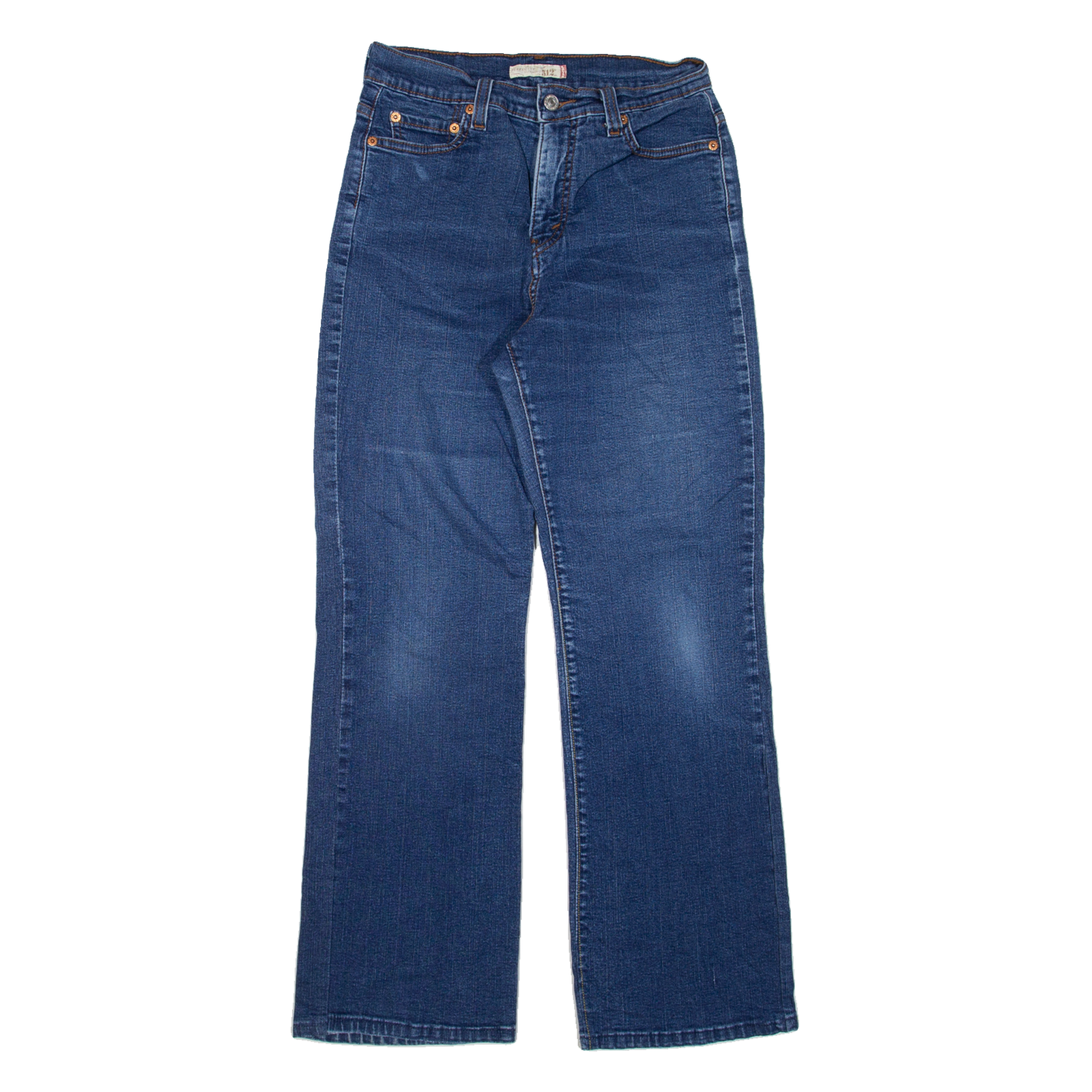 LEVI'S 512 Womens Jeans Blue Regular Bootcut W26 L27 Refurbished - N/A refurbished available on Cerqular
