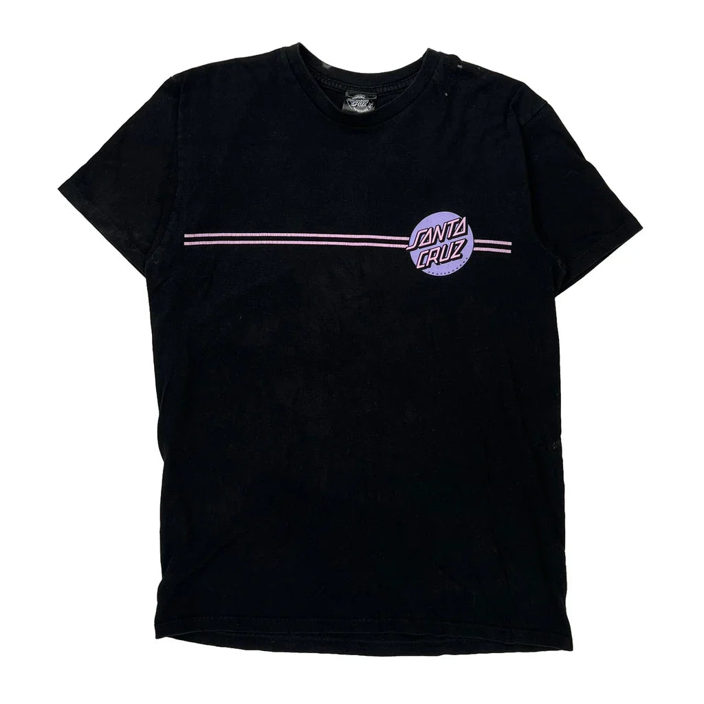Buy Santa Cruz Graphic T-Shirt - Small Black Cotton Refurbished - $46.89 Santa Cruz Graphic T-Shirt - Small Black Cotton Refurbished - Thrifted (note: this is a term often used to describe second- refurbished available on Cerqular