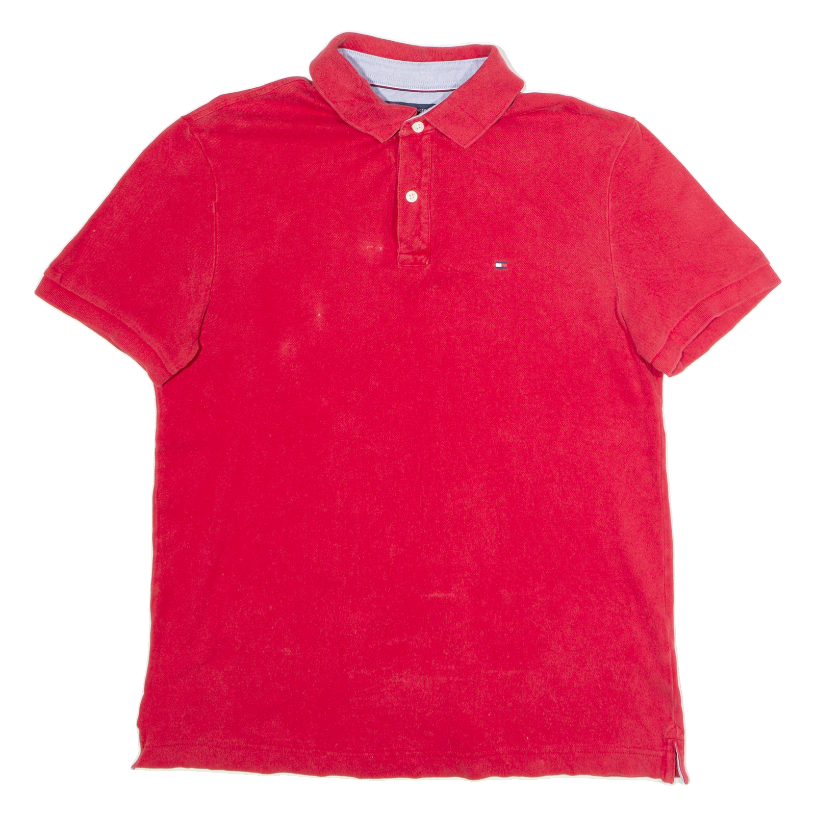 TOMMY HILFIGER Custom Fit Mens Polo Shirt Red L Refurbished - N/A refurbished available on Cerqular
