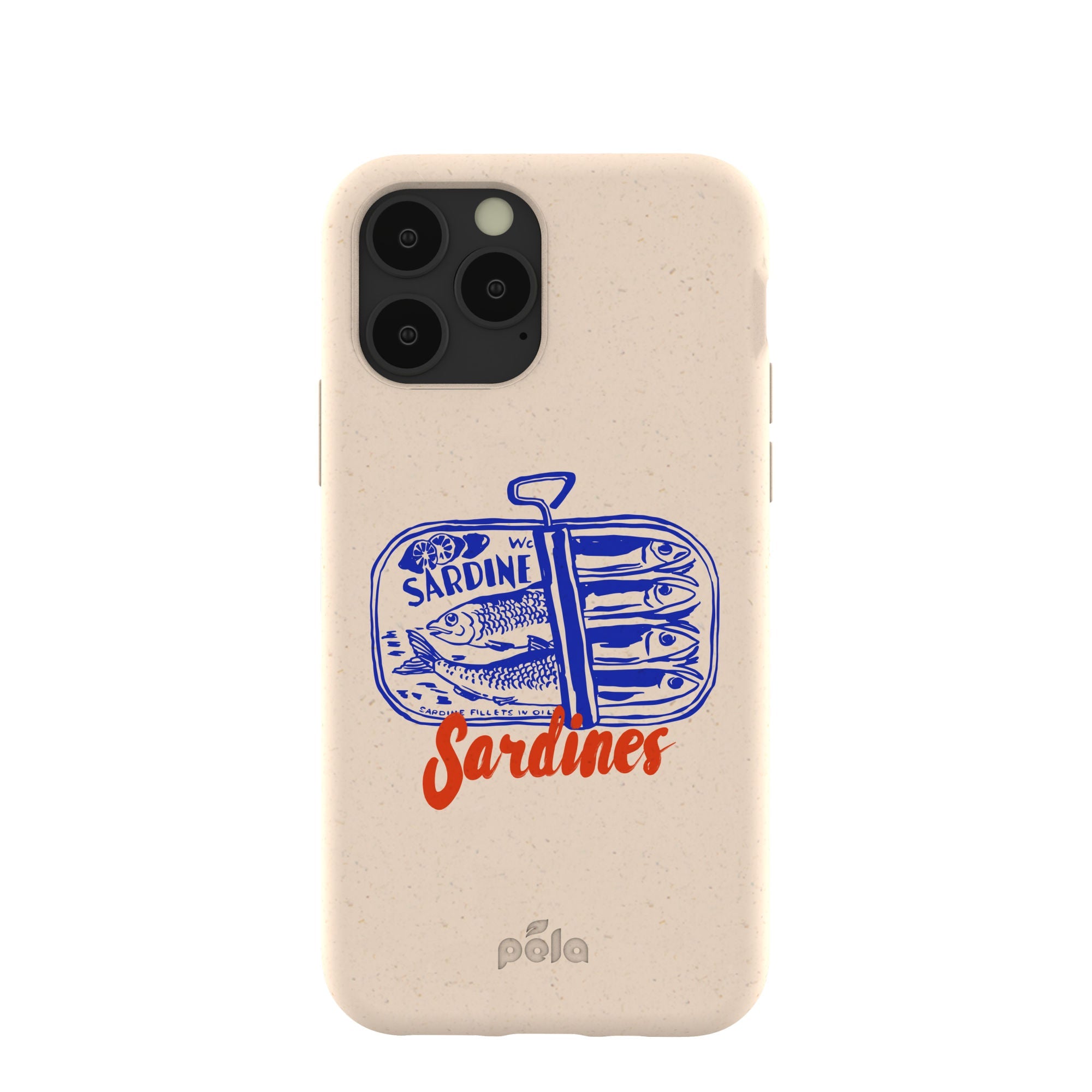 Seashell Sardines iPhone 11 Pro Case Refurbished - Pela Case refurbished available on Cerqular