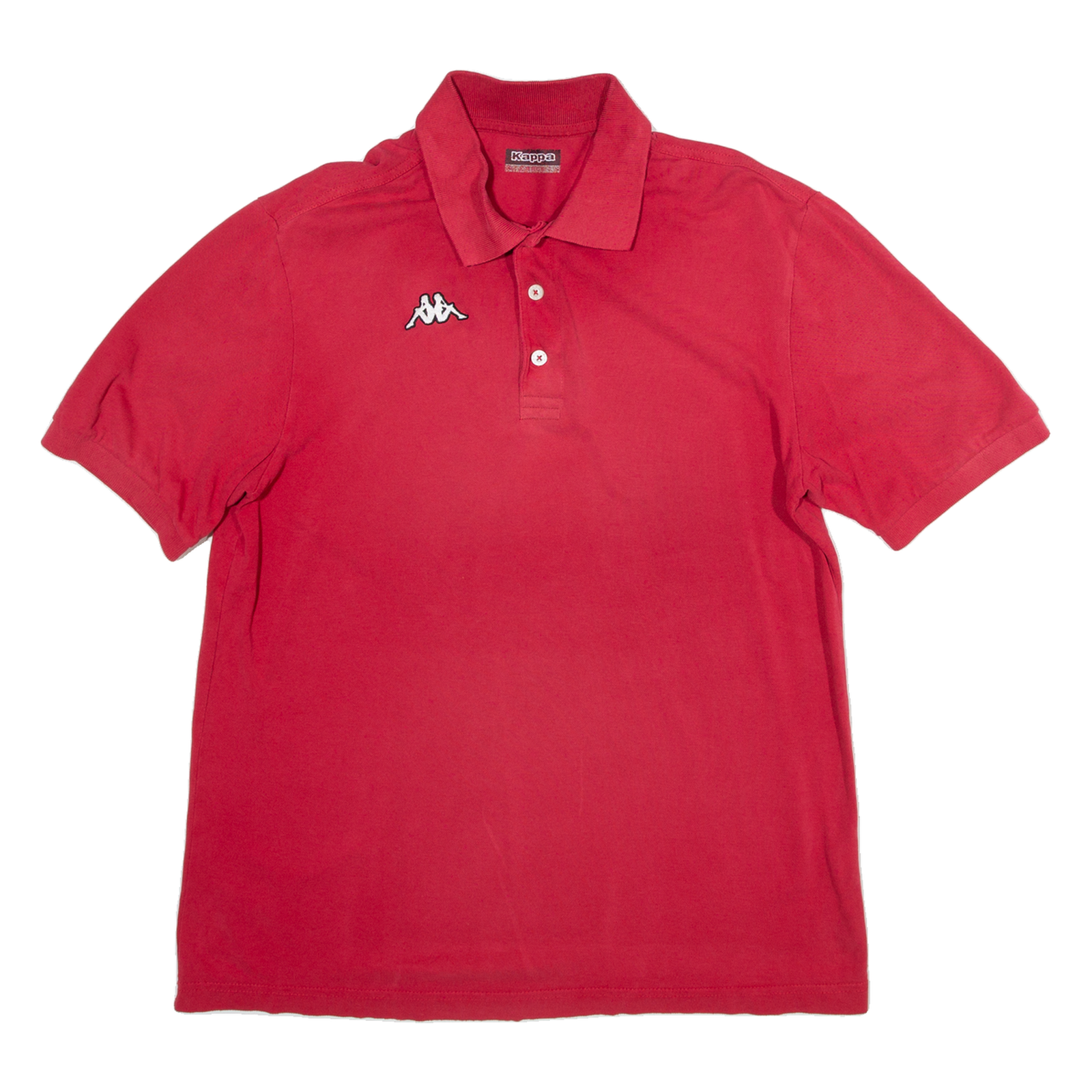 KAPPA Mens Polo Shirt Red L Refurbished - N/A refurbished available on Cerqular