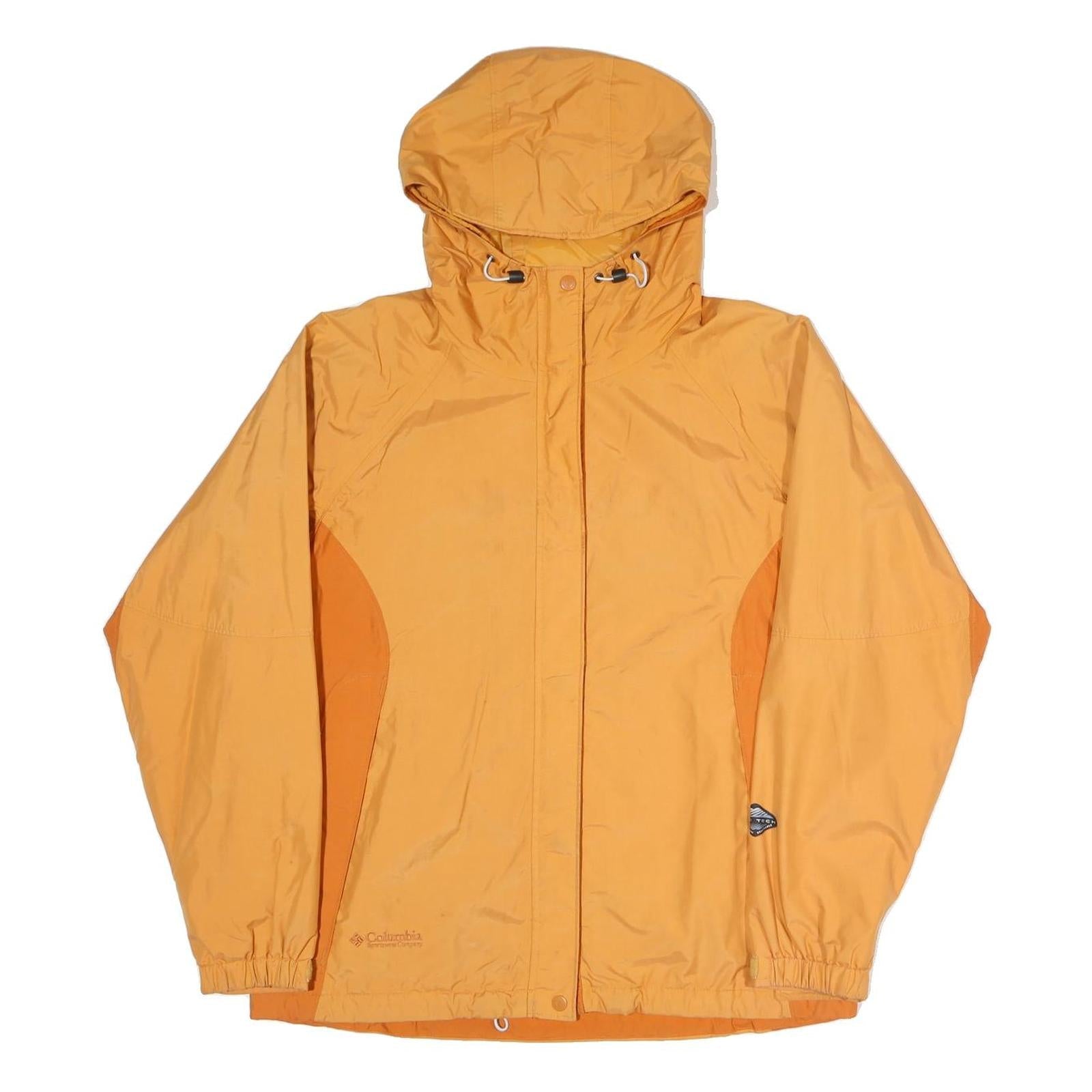 Buy COLUMBIA Womens Yellow & Orange Outdoor Jacket L Polyester Blend Hooded Zip Refurbished - $50.69 COLUMBIA Womens Yellow & Orange Outdoor Jacket L Polyester Blend Hooded Zip Refurbished - N/A refurbished available on Cerqular