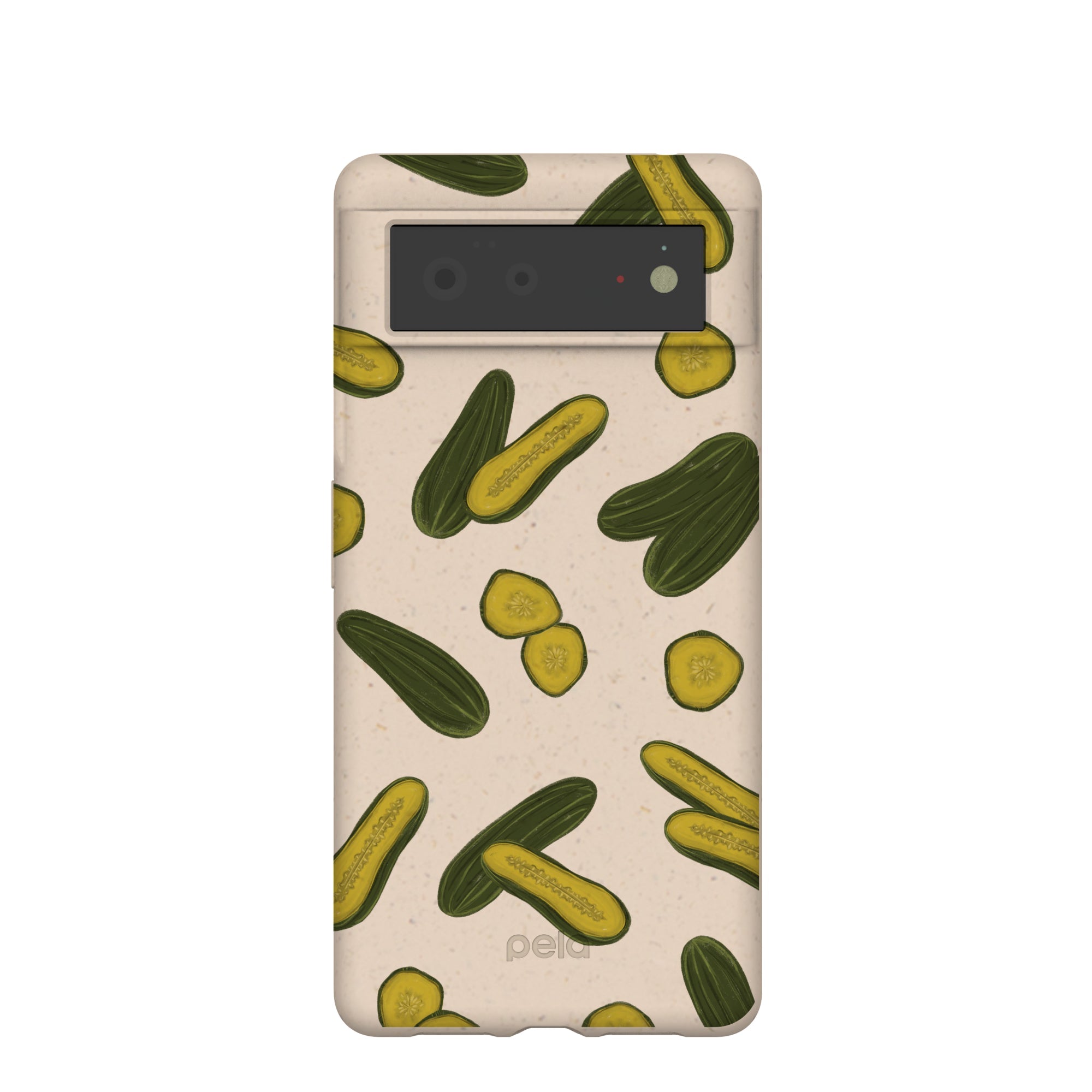Seashell In a Pickle Google Pixel 6 Case Refurbished - Pela Case refurbished available on Cerqular