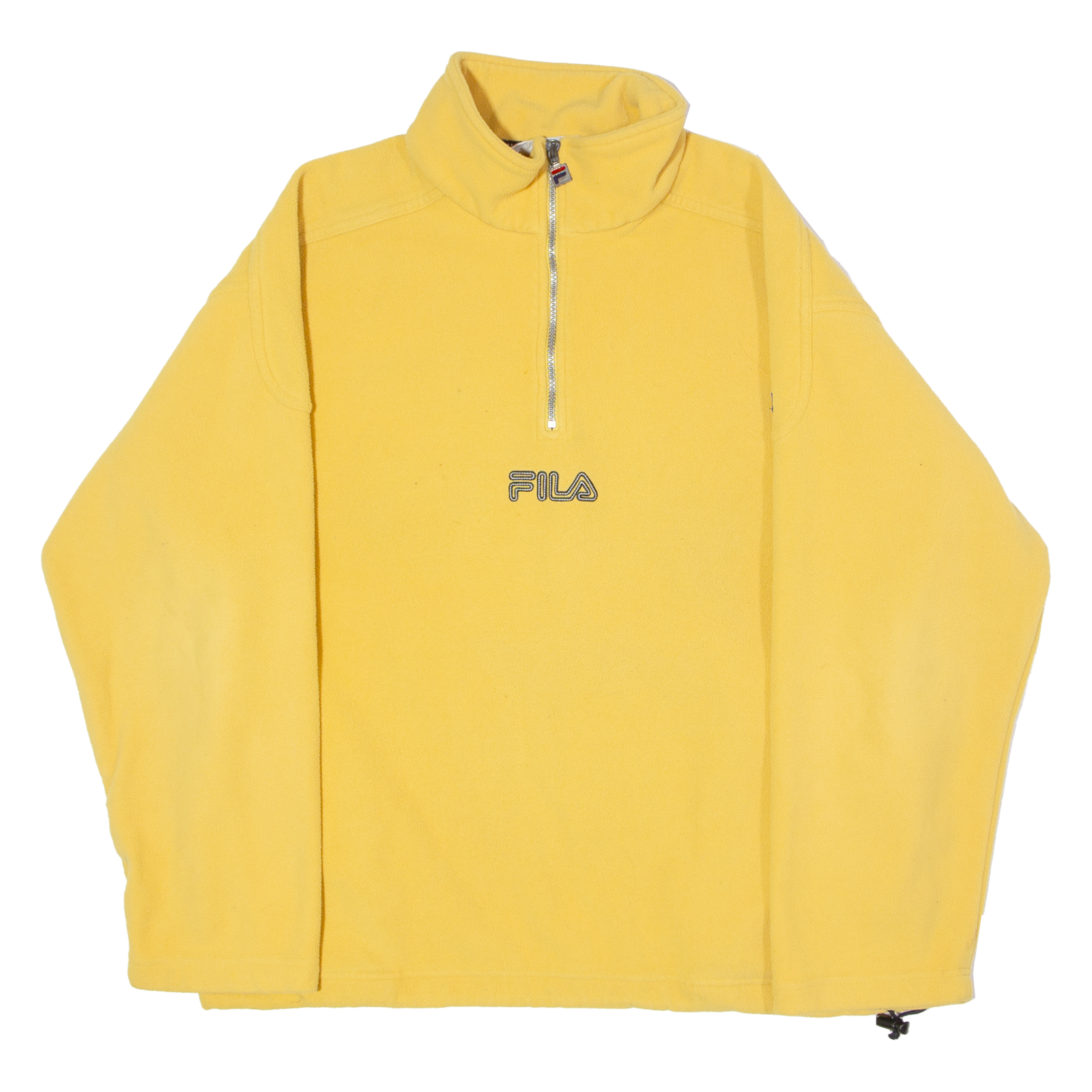 FILA Mens Fleece Yellow 1/4 Zip M Refurbished - N/A refurbished available on Cerqular