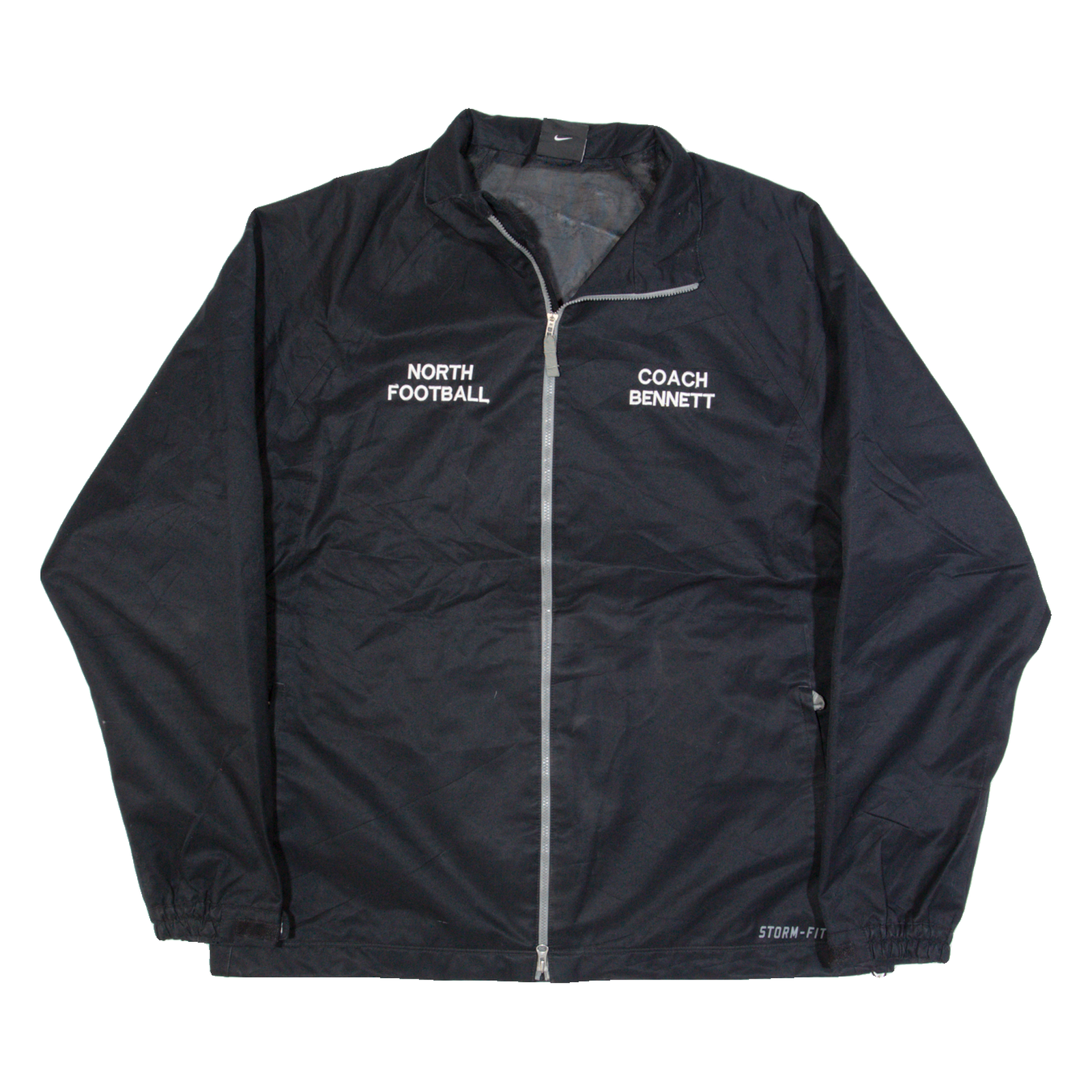 NIKE GOLF North Football Mens Track Jacket Black USA L Refurbished - N/A refurbished available on Cerqular
