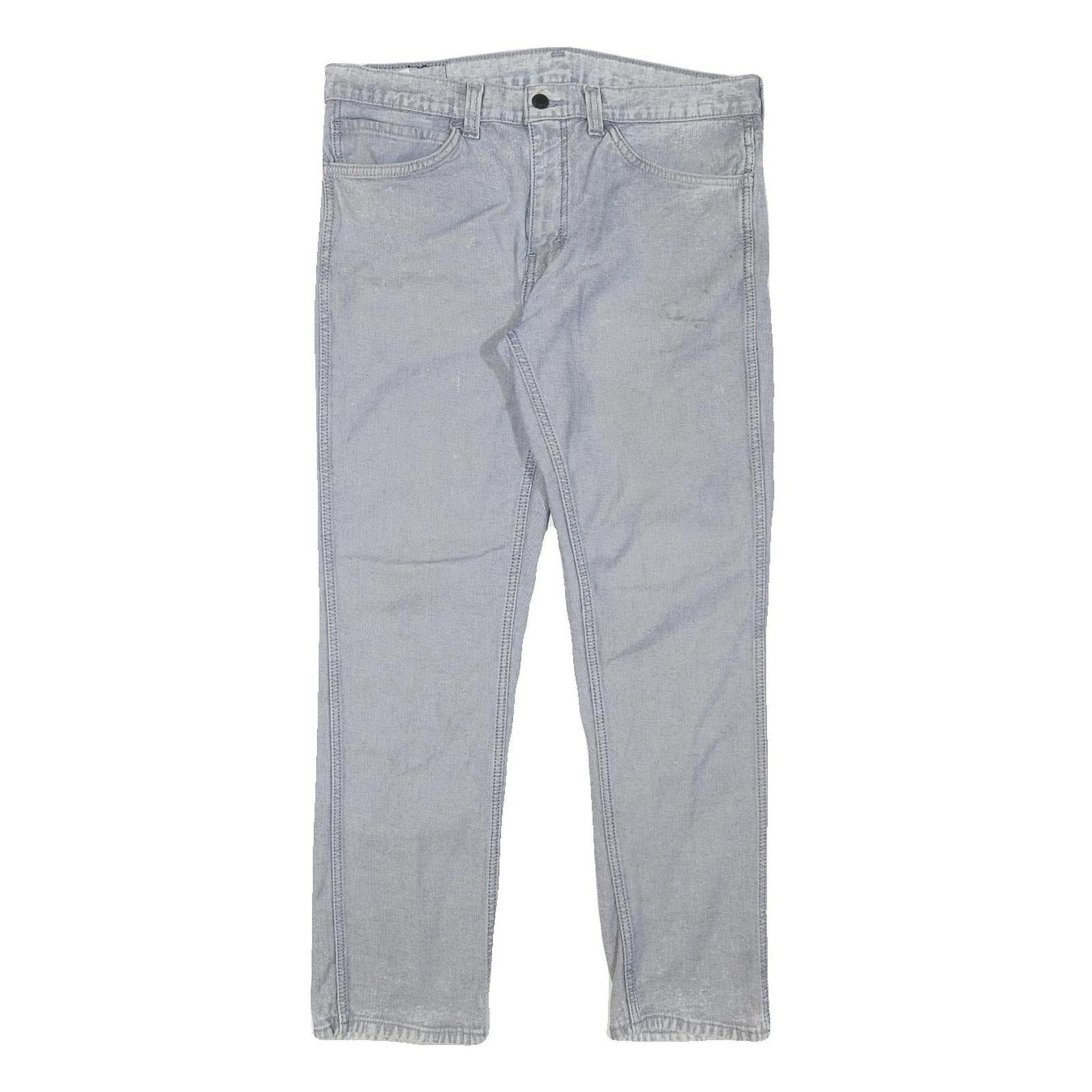 LEVI'S Mens Jeans Blue Slim Skinny Denim Light W34 L28 Zip Cotton Blend Refurbished - N/A refurbished available on Cerqular