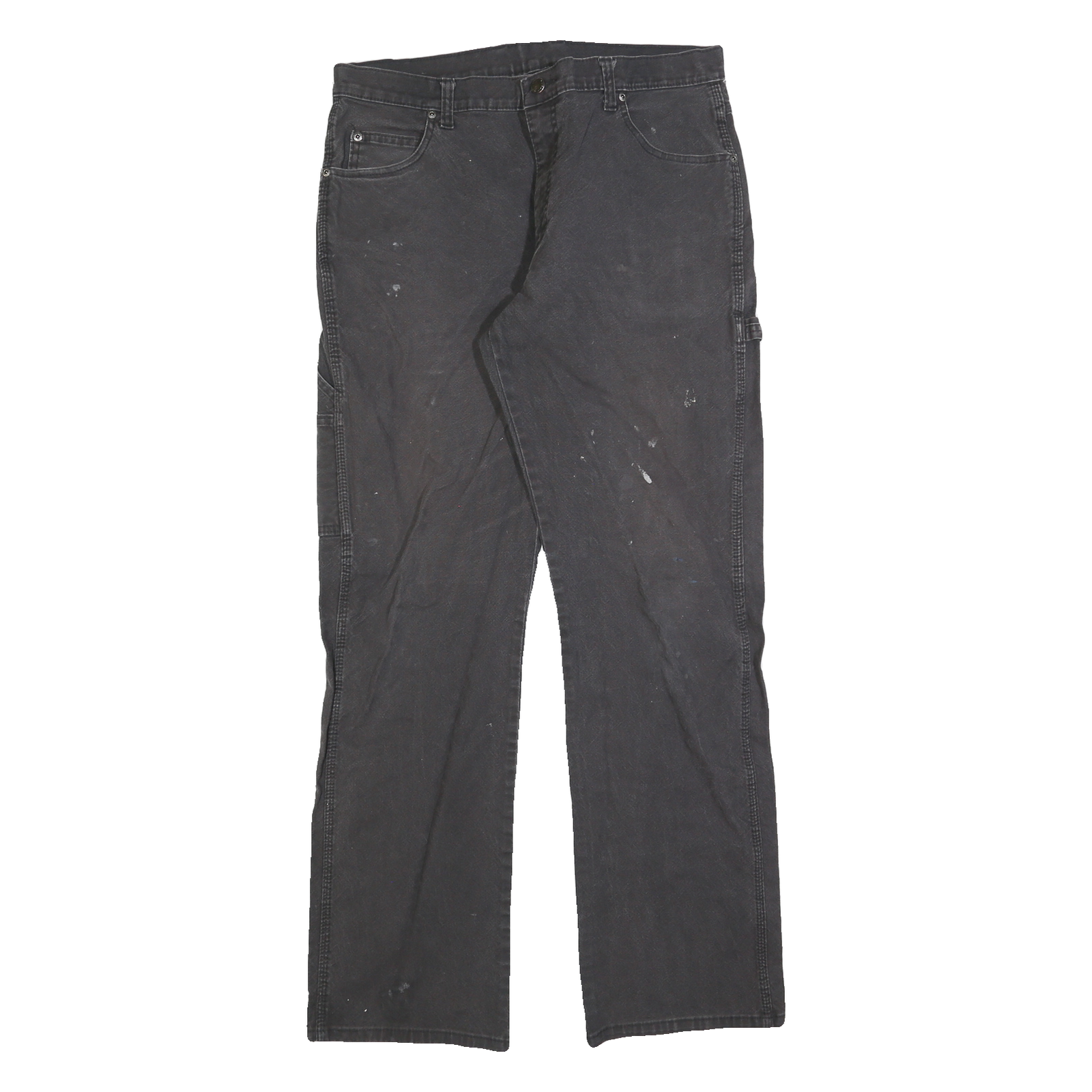 DICKIES Mens Jeans Black Relaxed Straight Denim Medium W34 L34 Workwear Pants Refurbished - N/A refurbished available on Cerqular