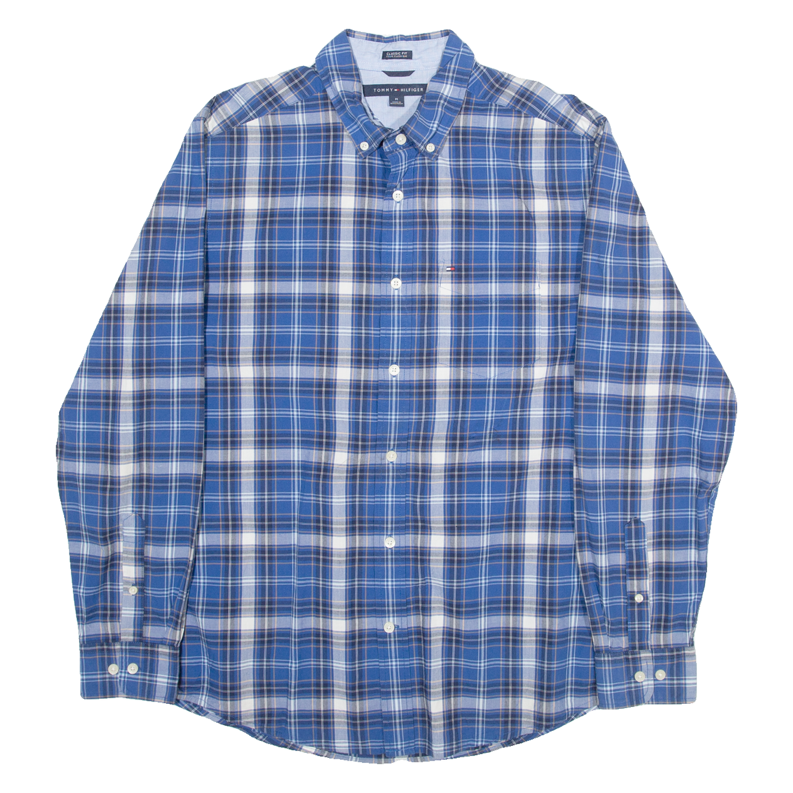 Buy TOMMY HILFIGER Classic Fit Mens Shirt Blue Check Long Sleeve M Refurbished - $28.59 TOMMY HILFIGER Classic Fit Mens Shirt Blue Check Long Sleeve M Refurbished - N/A refurbished available on Cerqular