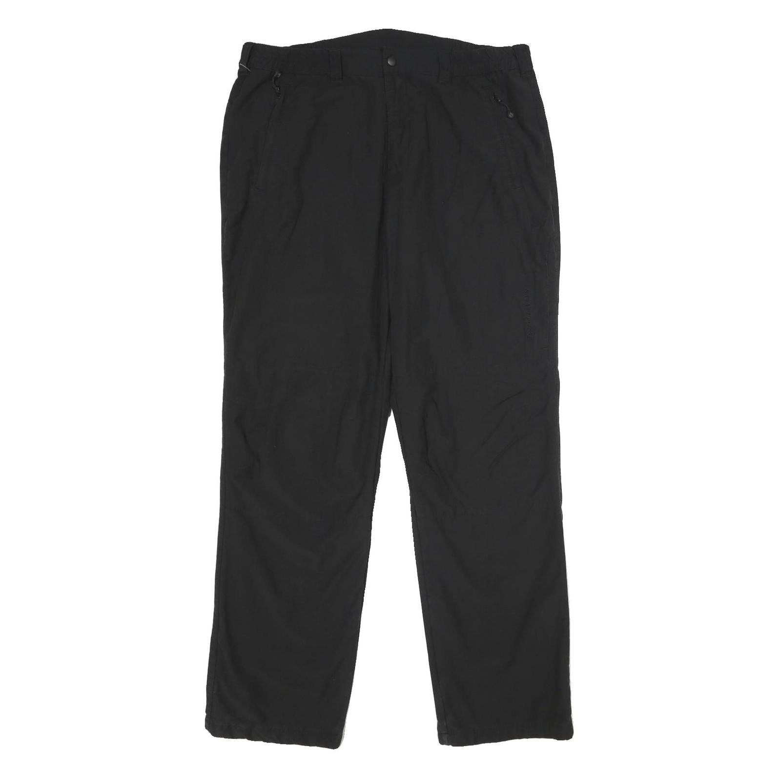TREVOLUTION Lined Mens Black Polyester Blend Regular Straight Trousers W34 L32 Refurbished - N/A refurbished available on Cerqular