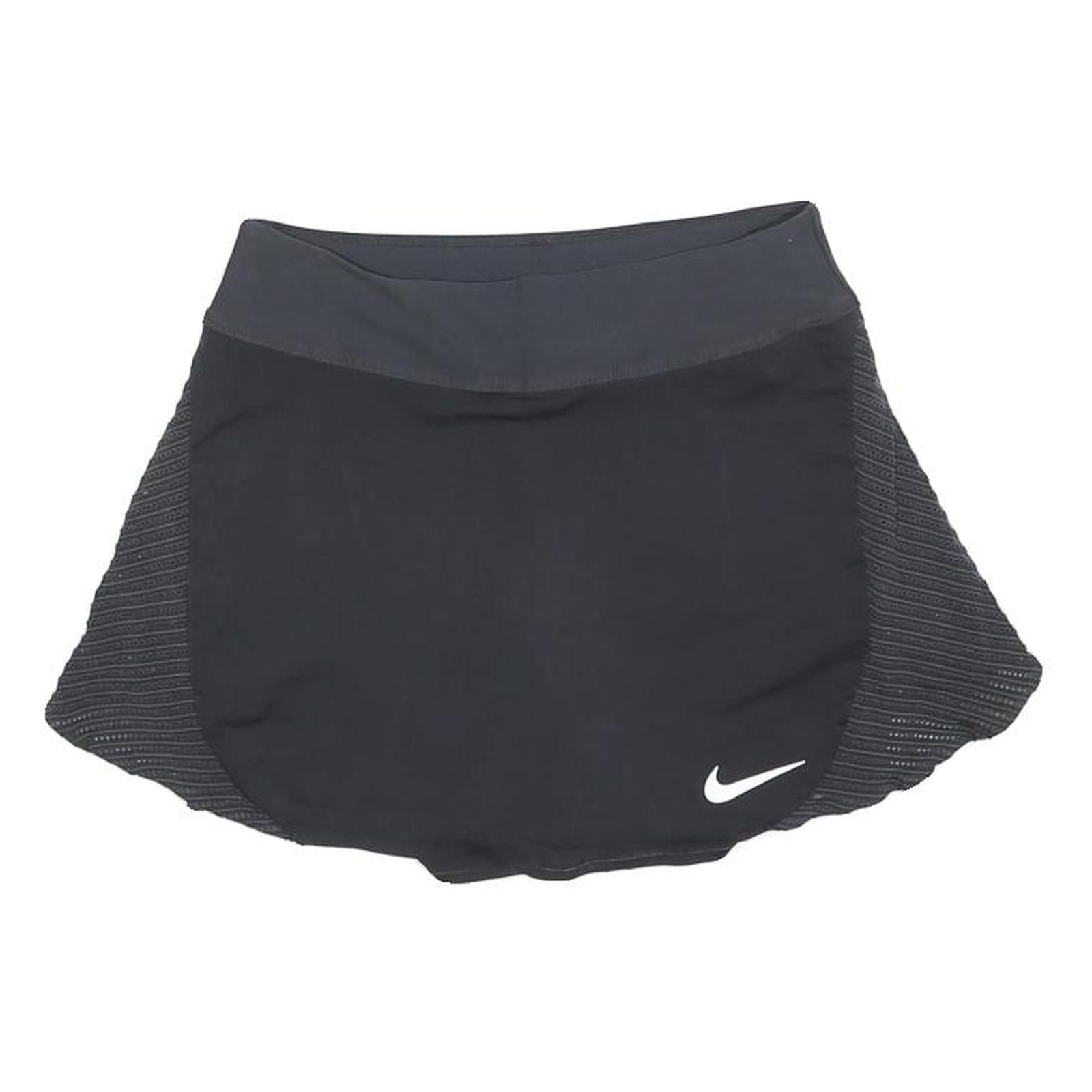NIKE Womens Black Mini Skort Polyester Blend Knit XS Sportswear Activewear Refurbished - N/A refurbished available on Cerqular