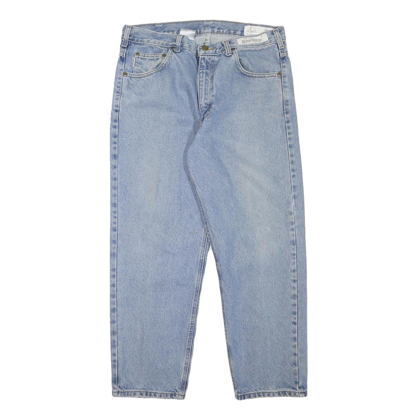 CARHARTT Mens Jeans Blue Relaxed Straight Denim Medium W33 L27 Casual Workwear Refurbished - N/A refurbished available on Cerqular