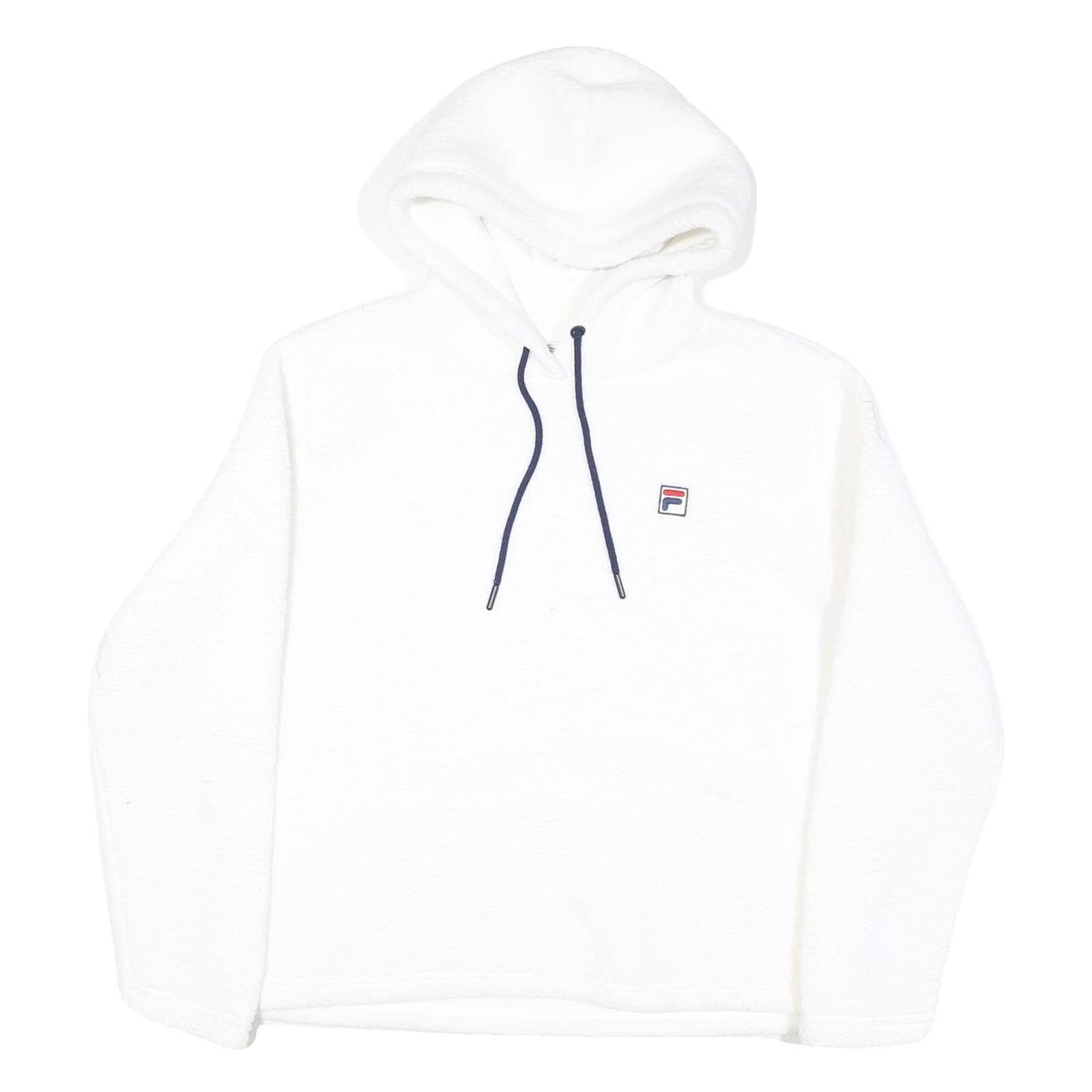 Buy FILA Womens White Hoodie XL Polyester Blend Casual Wear Drawstring Hood Refurbished - $36.39 FILA Womens White Hoodie XL Polyester Blend Casual Wear Drawstring Hood Refurbished - N/A refurbished available on Cerqular