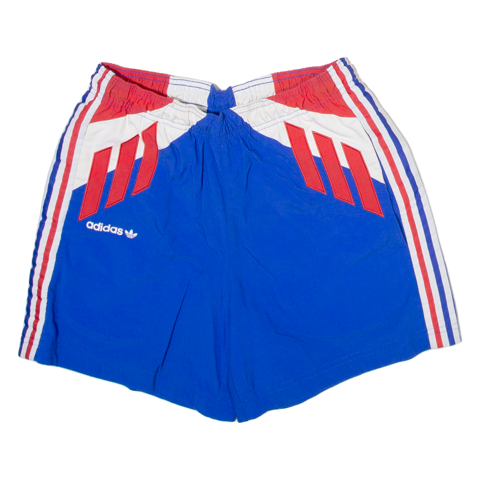 ADIDAS Mens Swimming Shorts Blue Striped XS W26 Refurbished - N/A refurbished available on Cerqular