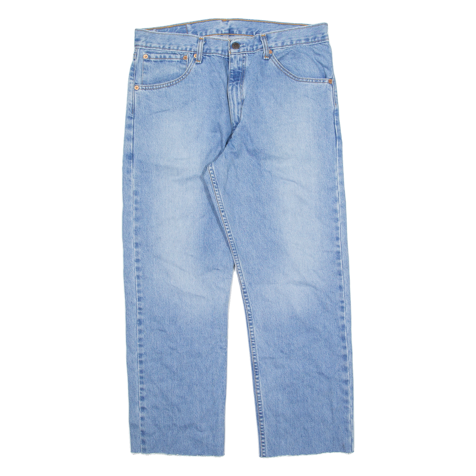 LEVI'S 521 02 Mens Jeans Blue Regular Straight Stone Wash W32 L27 Refurbished - N/A refurbished available on Cerqular