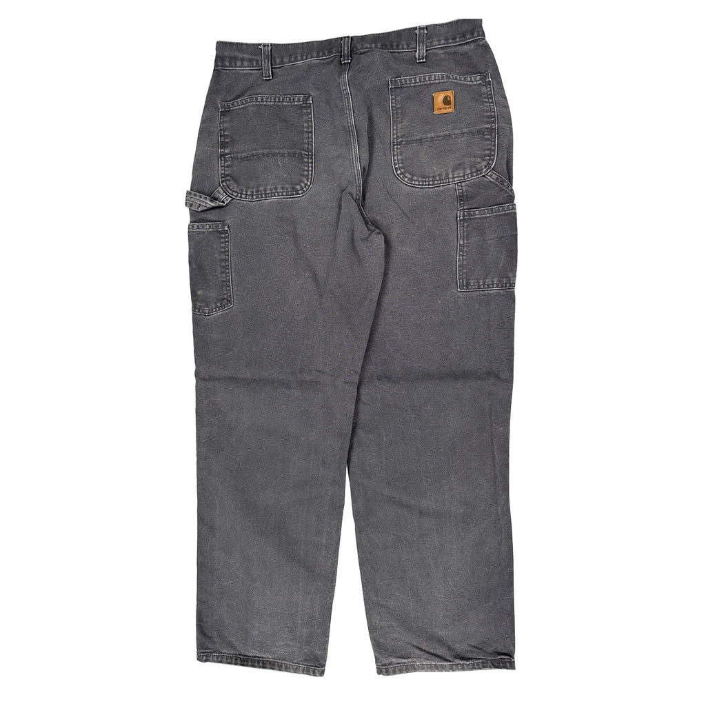 Buy Carhartt Double Knee Carpenter Trousers - 36W 31L Grey Cotton Refurbished - $73.69 Carhartt Double Knee Carpenter Trousers - 36W 31L Grey Cotton Refurbished - Thrifted (note: this is a term often used to describe second- refurbished available on Cerqular