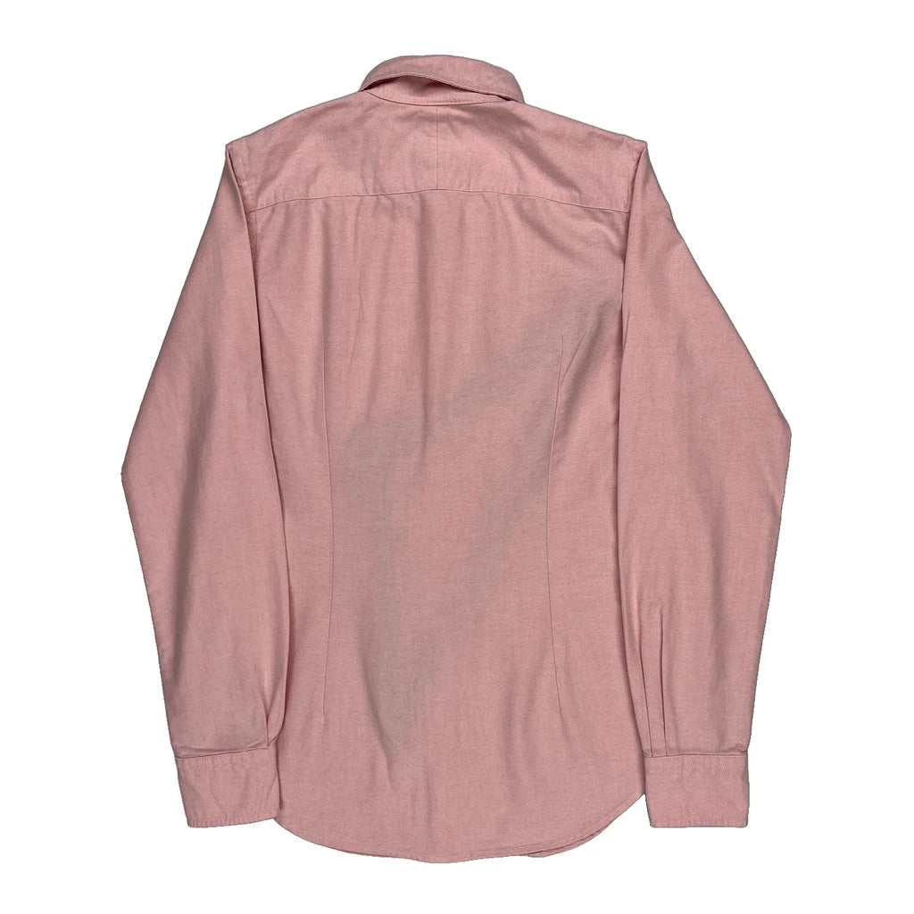 Ralph Lauren Slim Fit Shirt - XS Pink Cotton Refurbished - Thrifted (note: this is a term often used to describe second- refurbished available on Cerqular