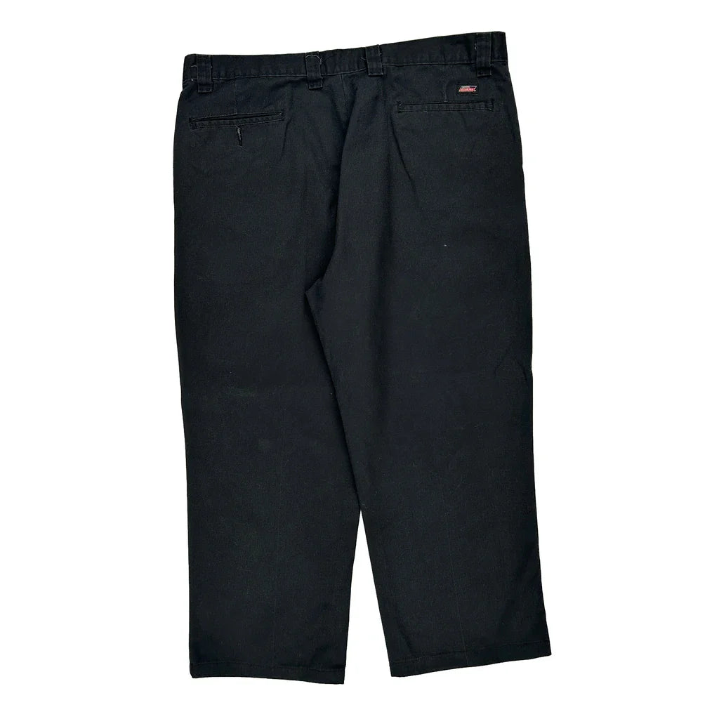 Dickies Trousers - 37W 29L Black Cotton Blend Refurbished - Thrifted (note: this is a term often used to describe second- refurbished available on Cerqular