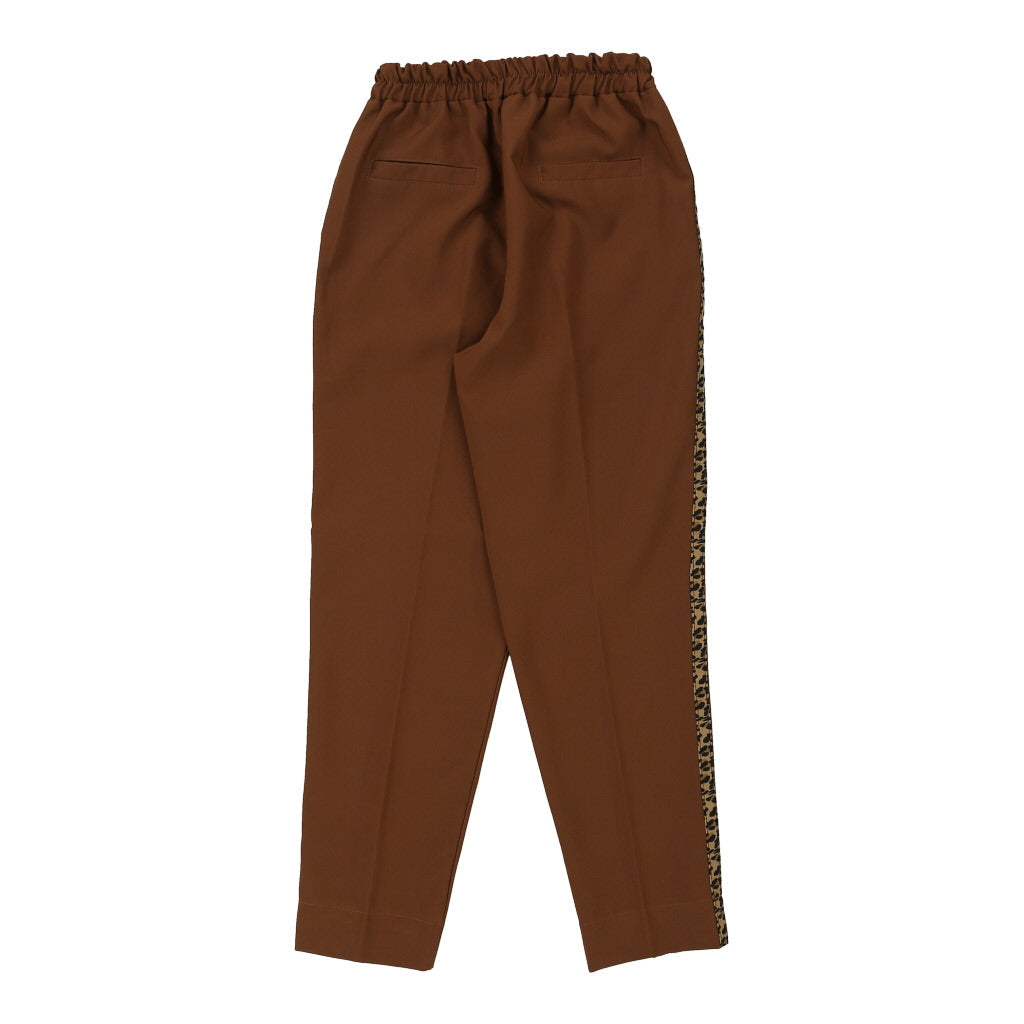 Buy Unbranded Animal print Trousers - Medium Brown Cotton Refurbished - $16.87 Unbranded Animal print Trousers - Medium Brown Cotton Refurbished - Thrifted (note: this is a term often used to describe second- refurbished available on Cerqular