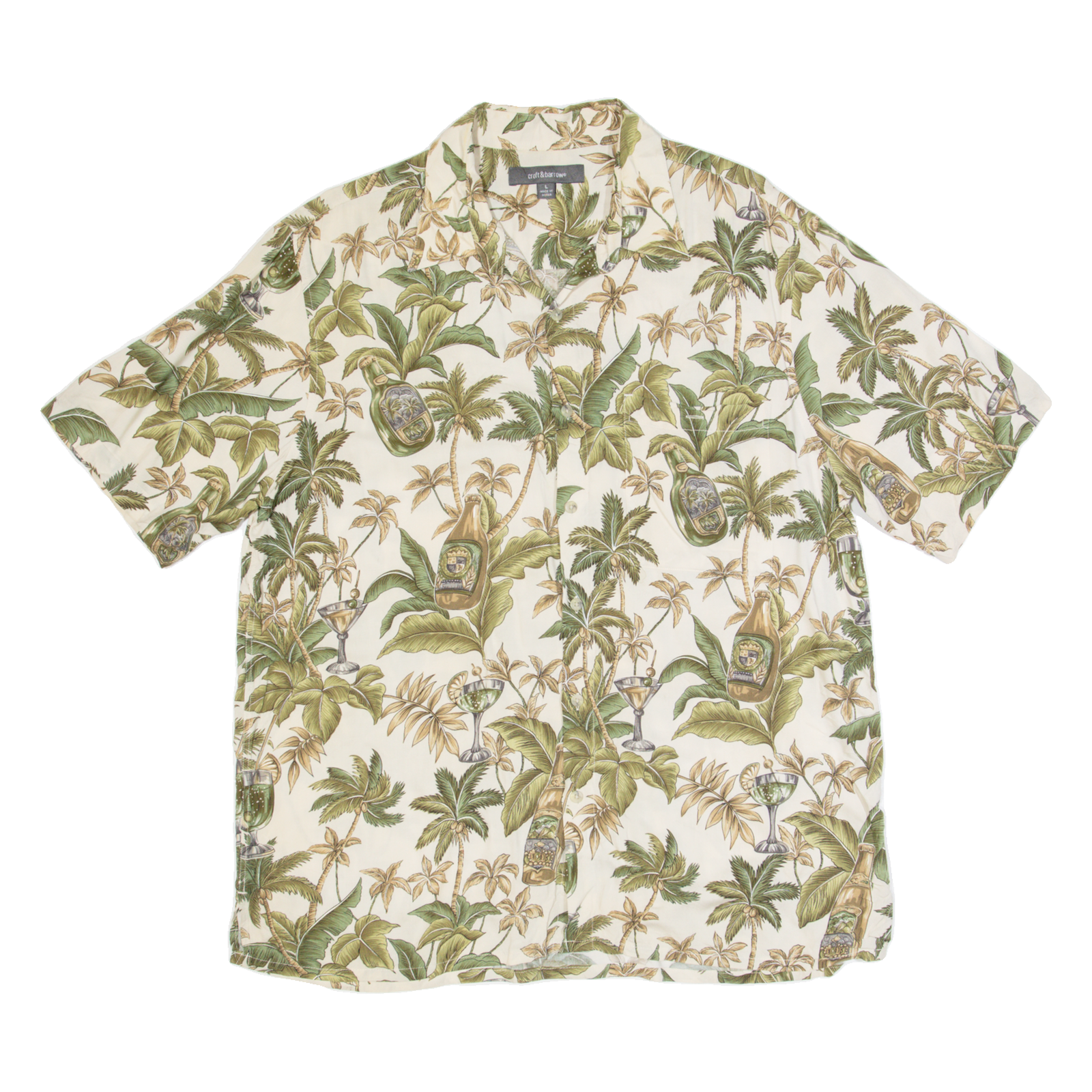 Buy CROFT & BARROW Mens Hawaiian Shirt Beige 90s Floral L Refurbished - $18.19 CROFT & BARROW Mens Hawaiian Shirt Beige 90s Floral L Refurbished - N/A refurbished available on Cerqular