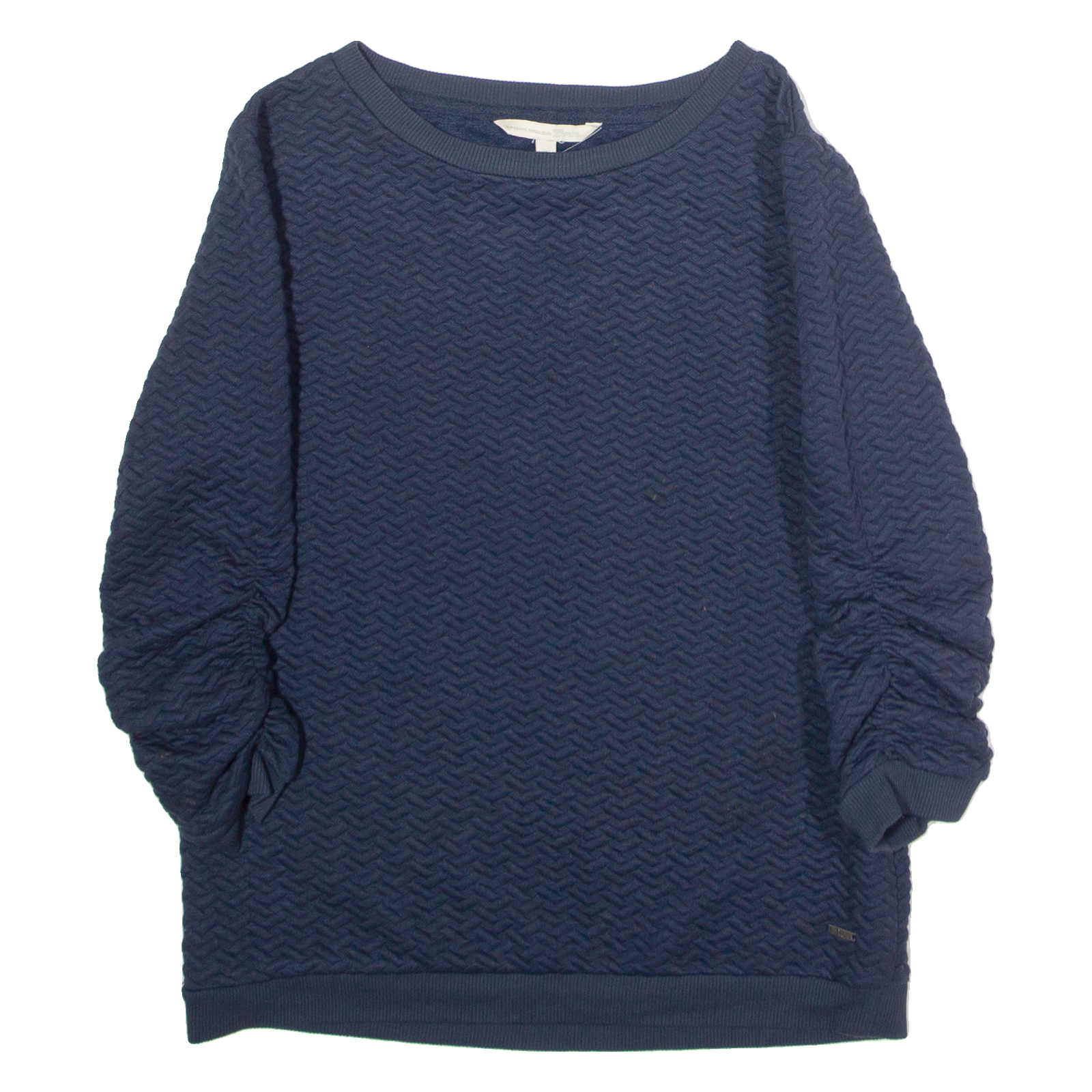 TOM TAILOR Womens Sweatshirt Blue Crew Neck XS Refurbished - N/A refurbished available on Cerqular
