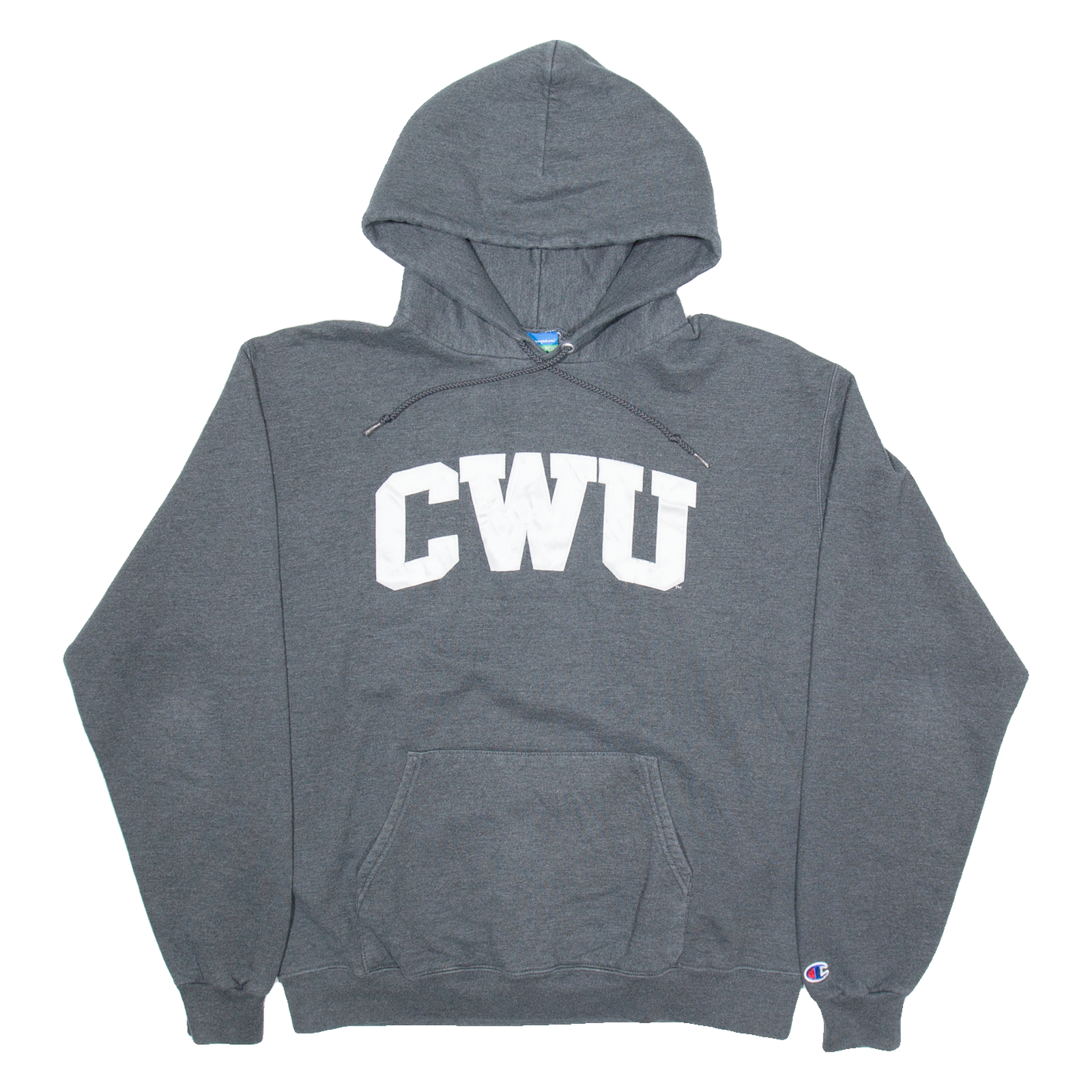 CHAMPION CWU Mens Grey Hoodie USA L Refurbished - N/A refurbished available on Cerqular