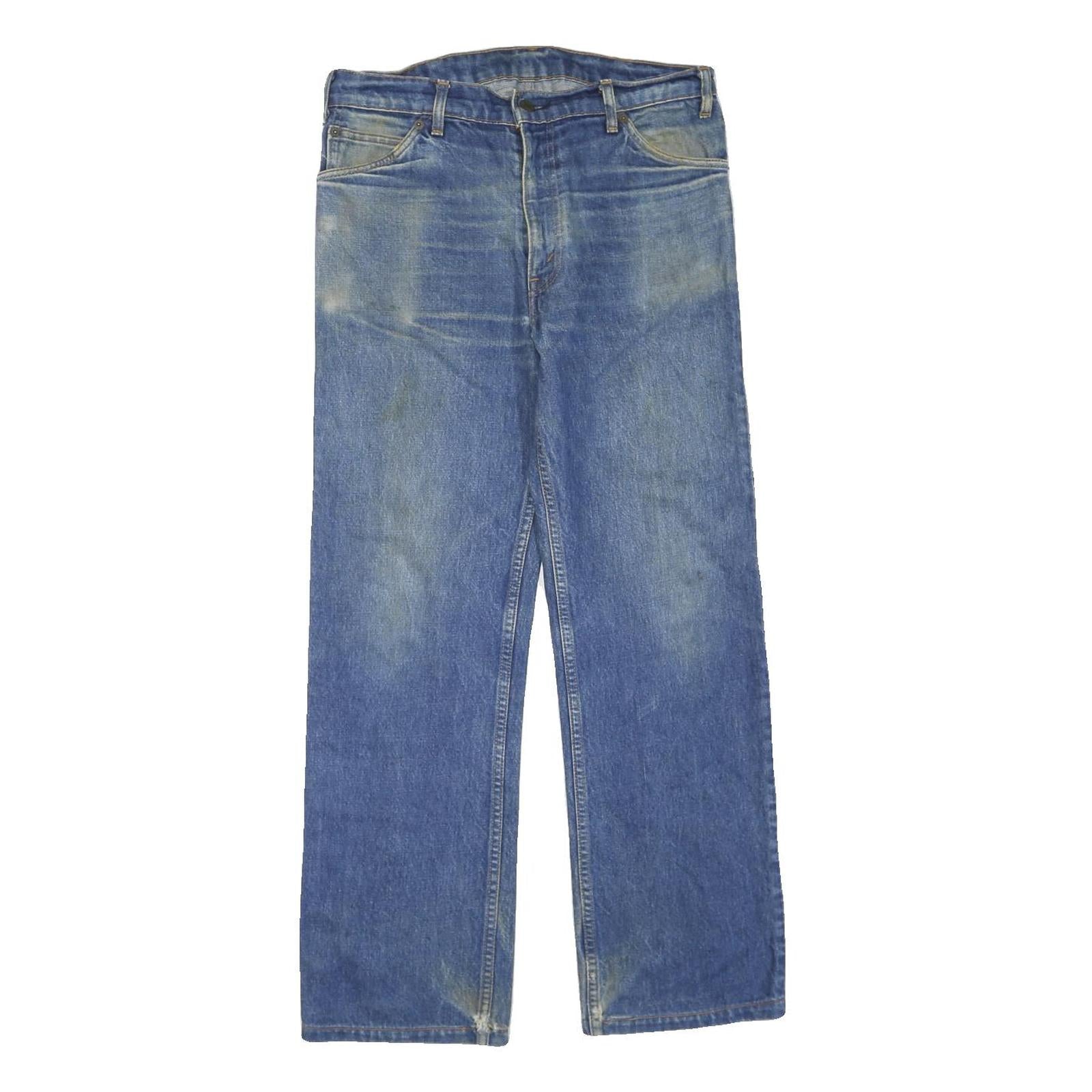 LEVI'S 630 02 Mens Regular Blue Denim W33 L28 Classic Zip Closure Casual Jeans Refurbished - N/A refurbished available on Cerqular