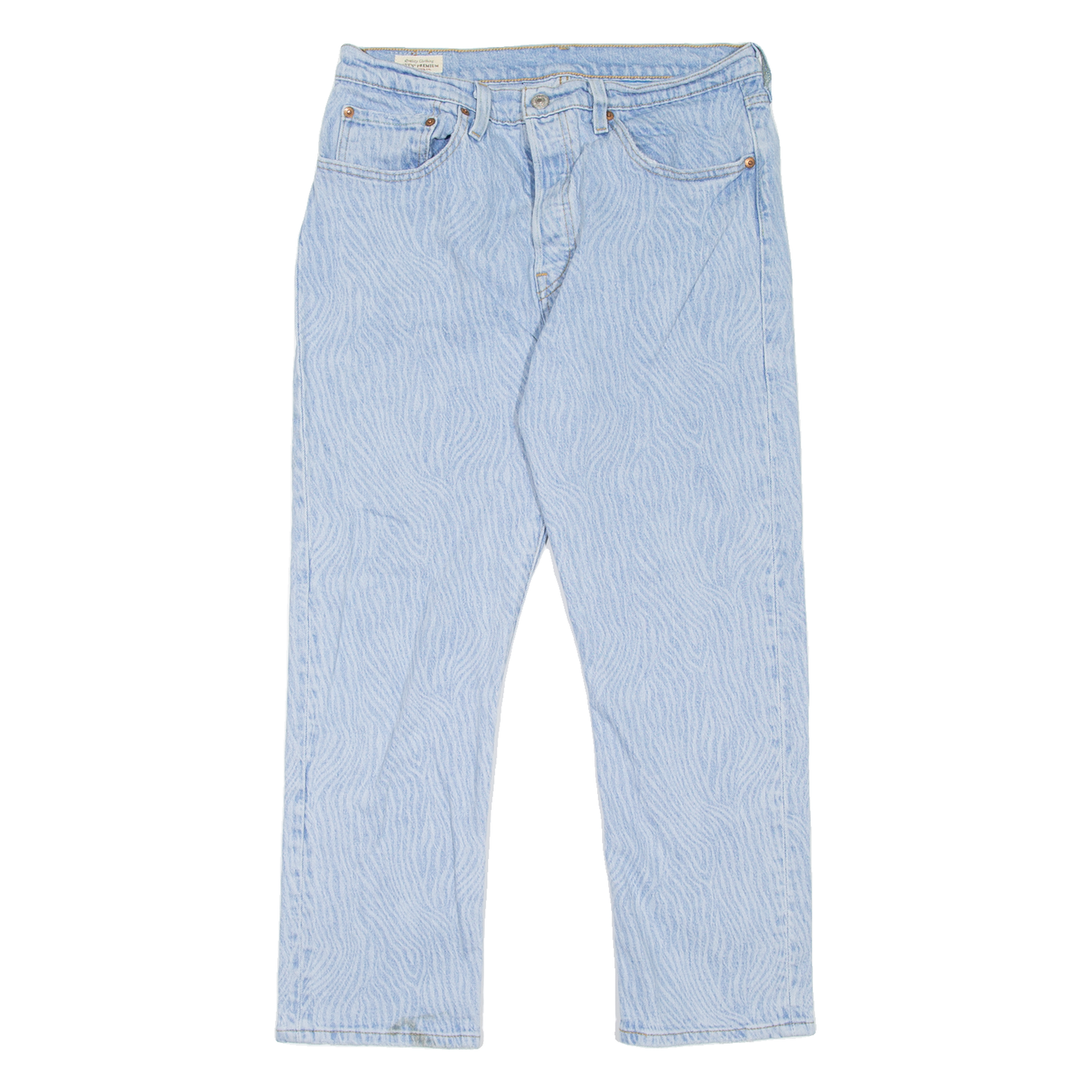 LEVI'S 501 Jeans Premium Womens Blue Regular Straight W30 L25 Refurbished - N/A refurbished available on Cerqular