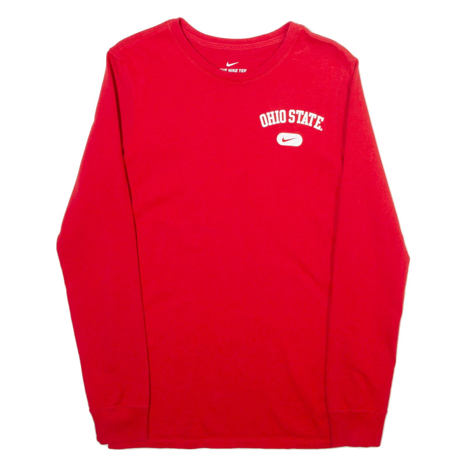 NIKE Ohio State Mens T-Shirt Red Long Sleeve USA S Refurbished - N/A refurbished available on Cerqular